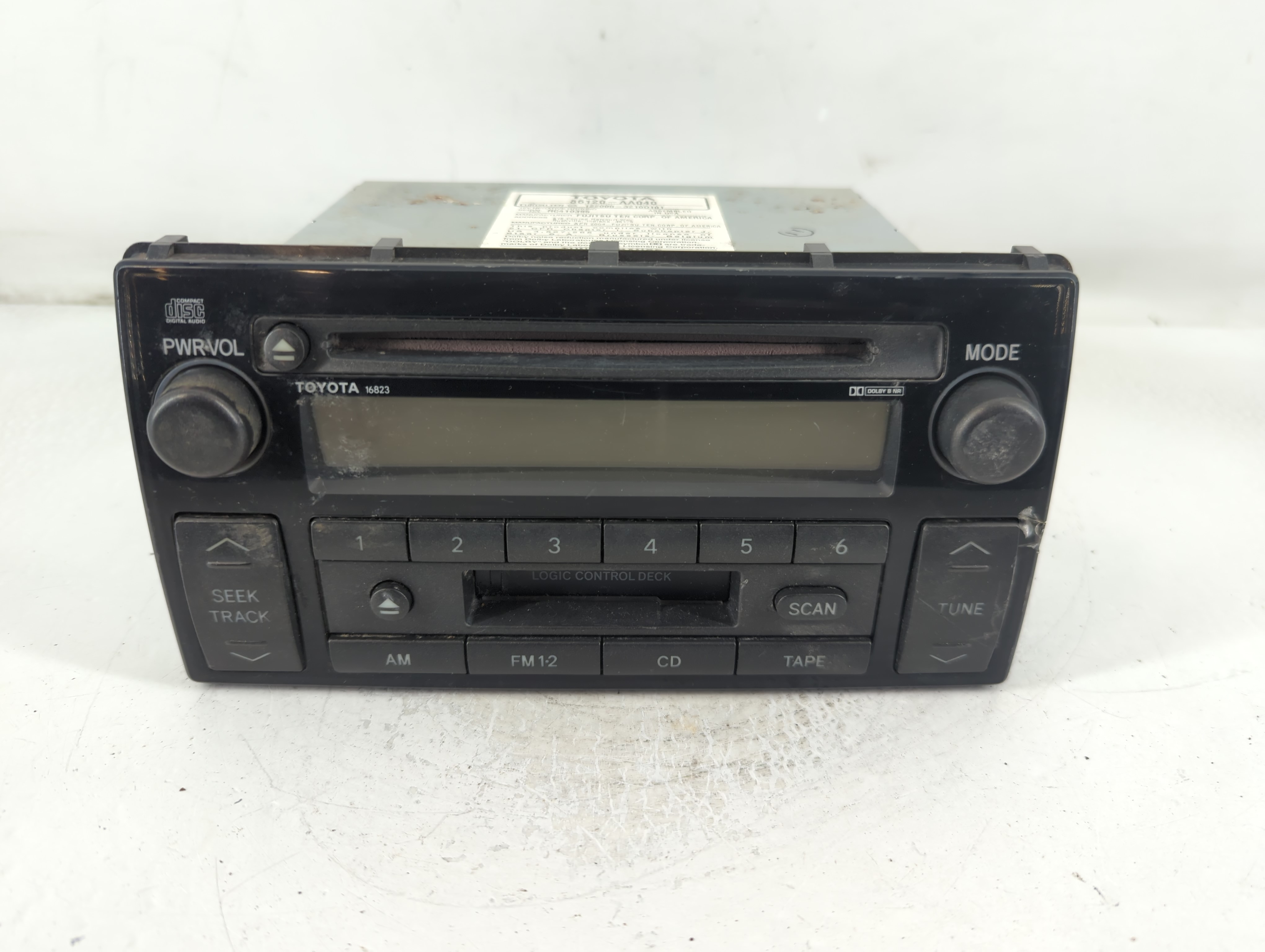 2002-2004 Toyota Camry Am Fm Cd Player Radio Receiver 783035 - Oemusedautoparts1.com