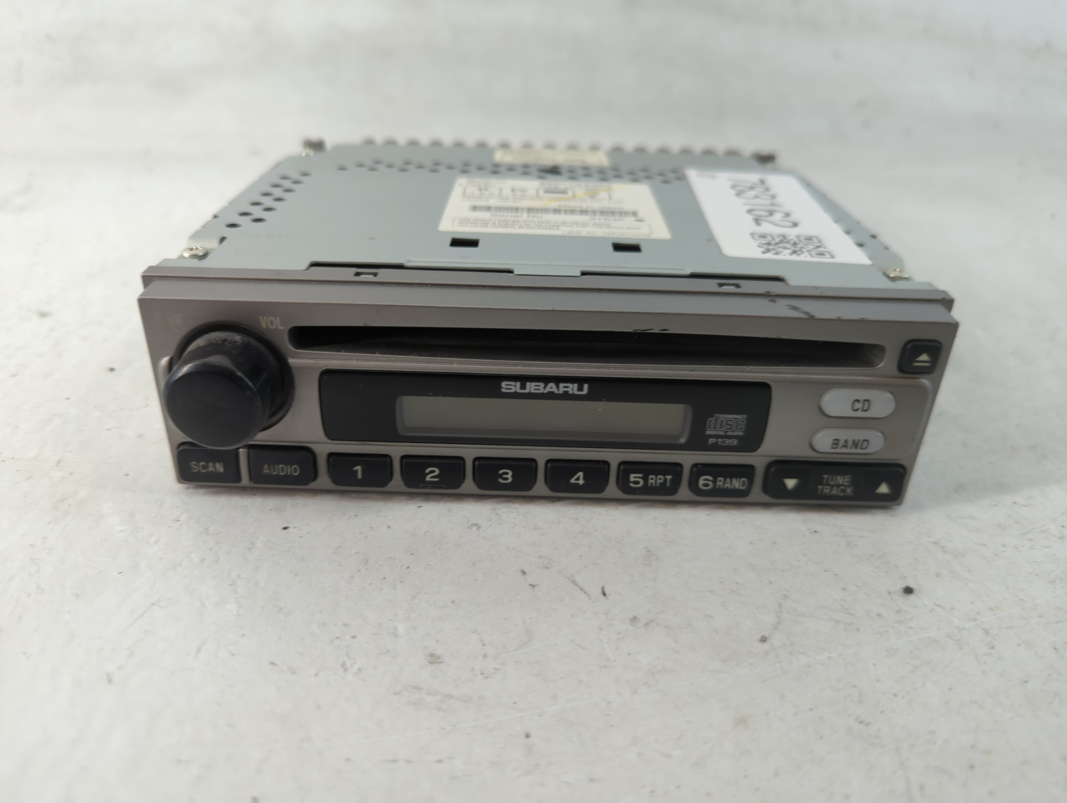 2007 Subaru Forester Am Fm Cd Player Radio Receiver 783162 - Oemusedautoparts1.com
