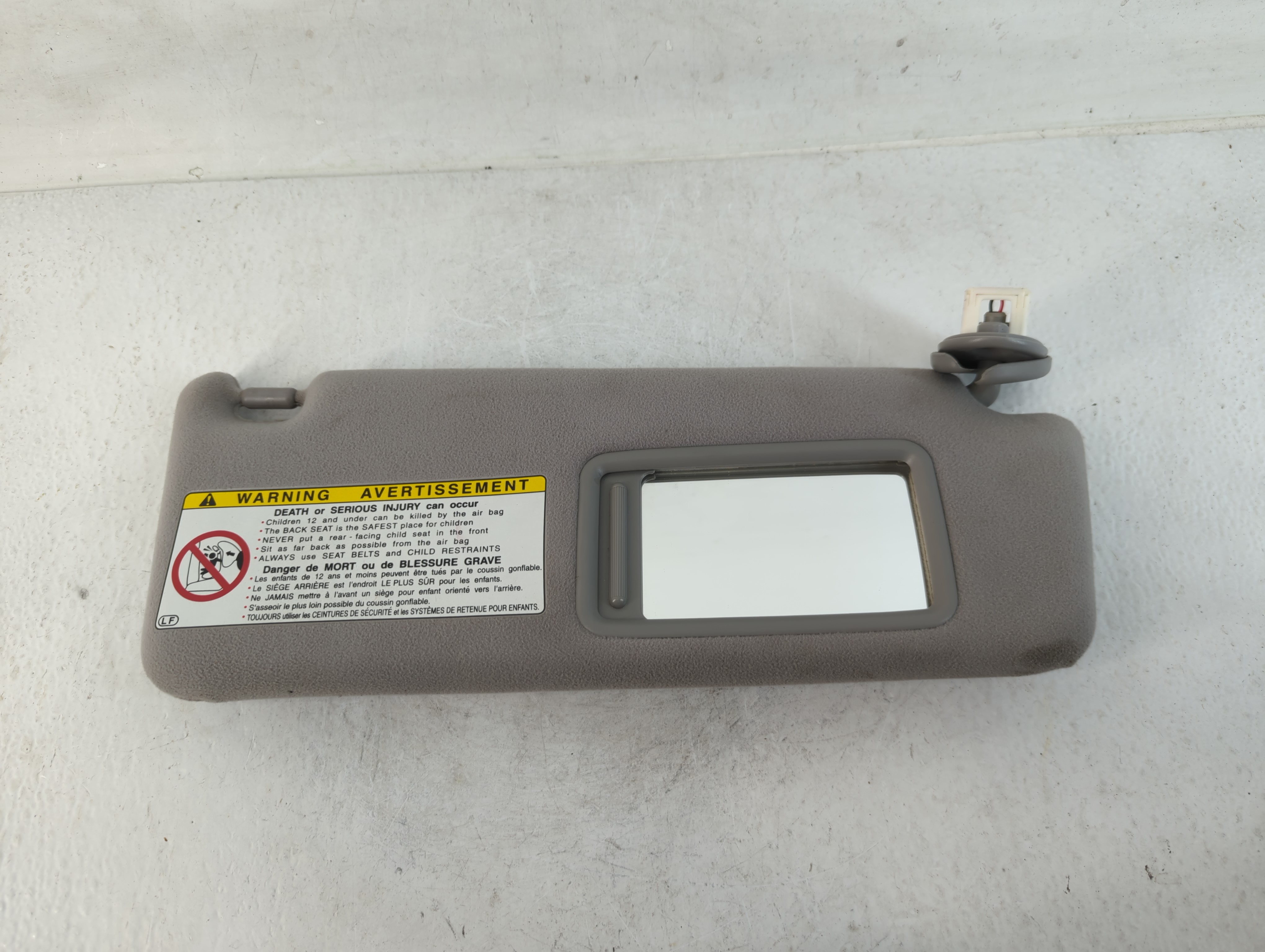 2001-2006 Lexus Gs300 Passenger Sun Visor Mirror Right Sunvisor Grey 783221 - Oemusedautoparts1.com