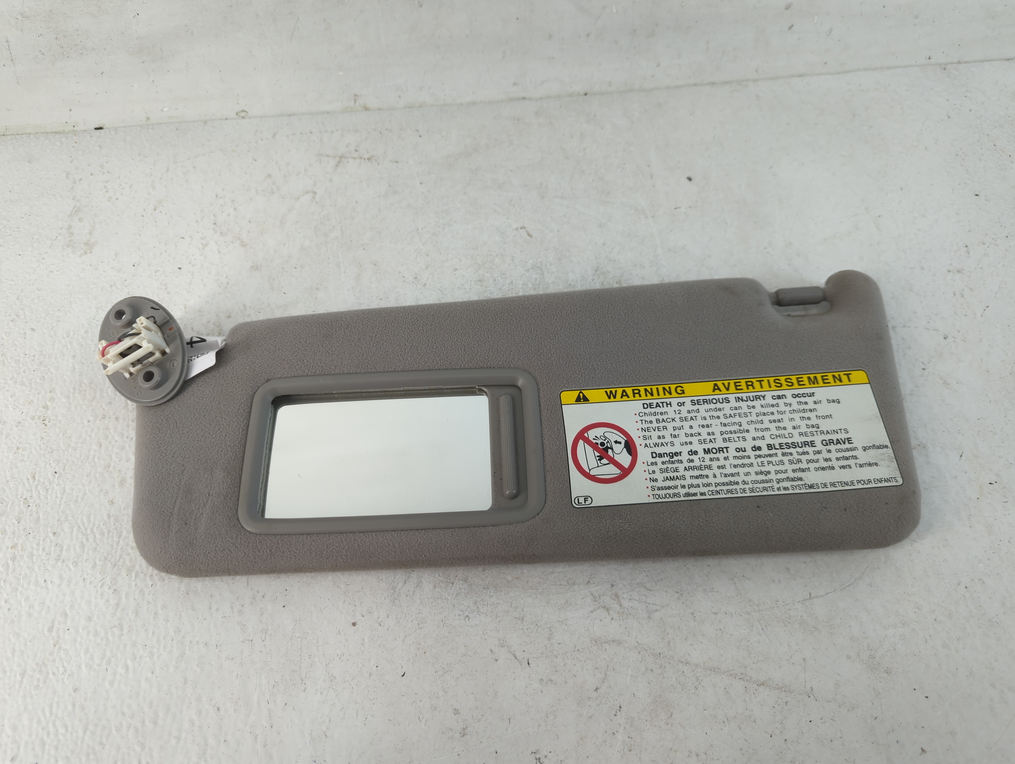 2001-2006 Lexus Gs300 Driver Sun Visor Mirror Left Sunvisor Light Tan 783564 - Oemusedautoparts1.com