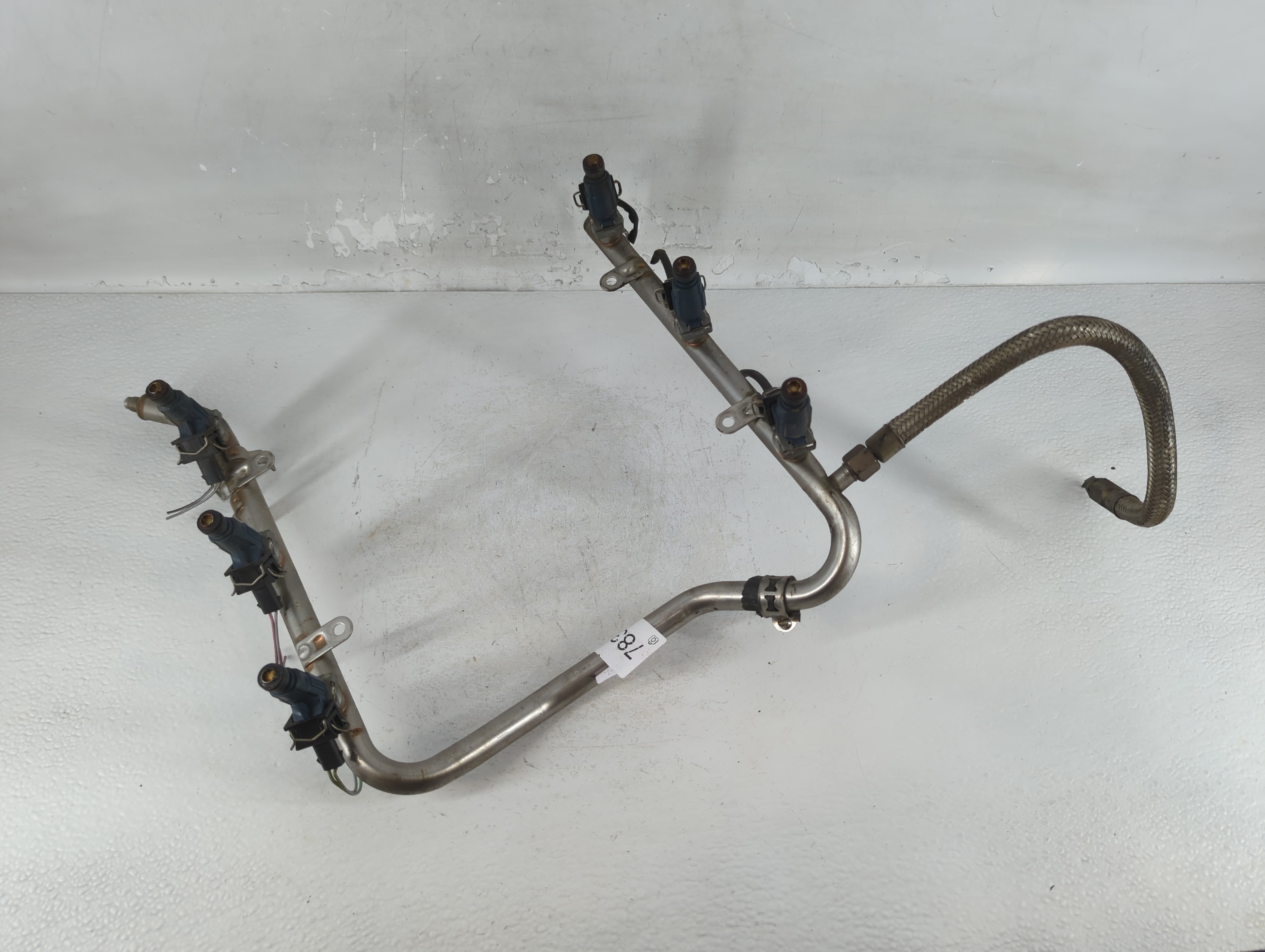 2002 Mercedes-benz C240 FUEL WITH RAIL INJECTORS 783969 - Oemusedautoparts1.com