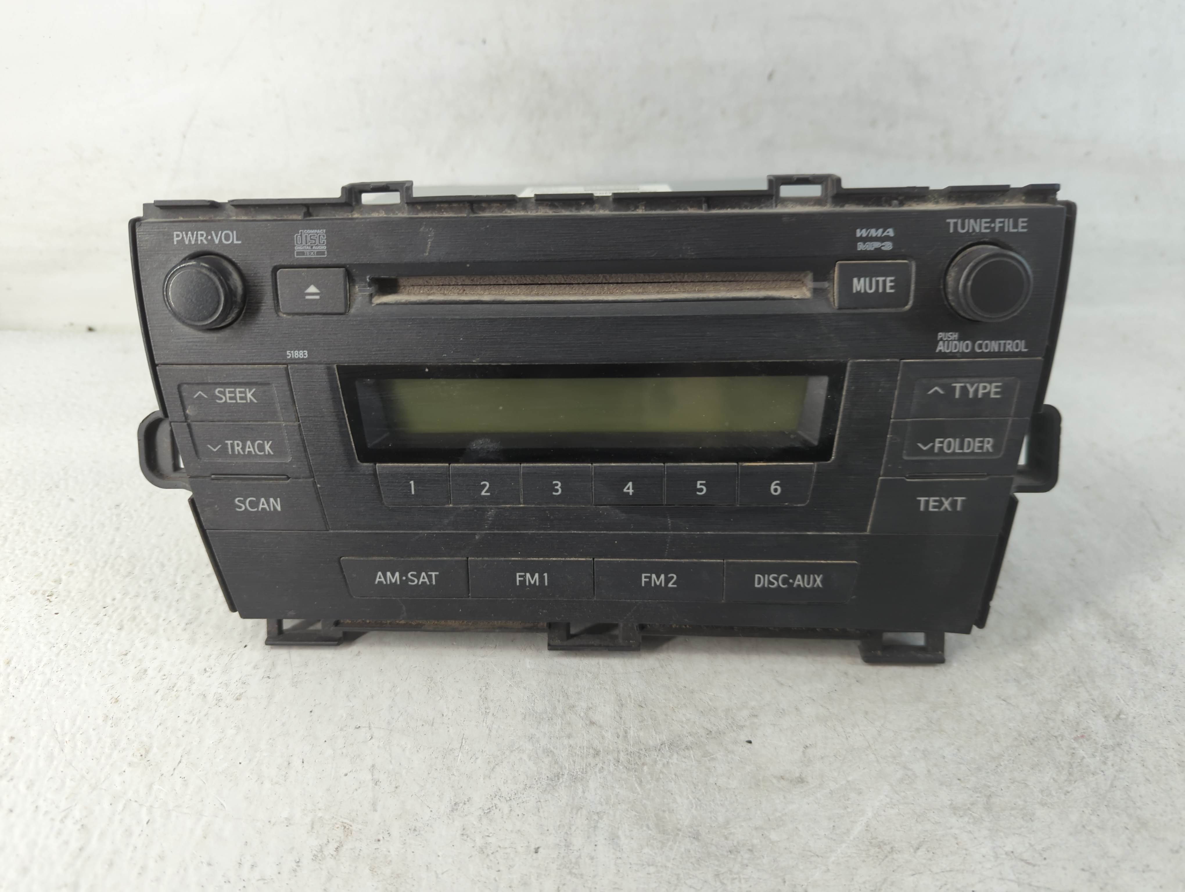 2010-2011 Toyota Prius Am Fm Cd Player Radio Receiver 784040 - Oemusedautoparts1.com