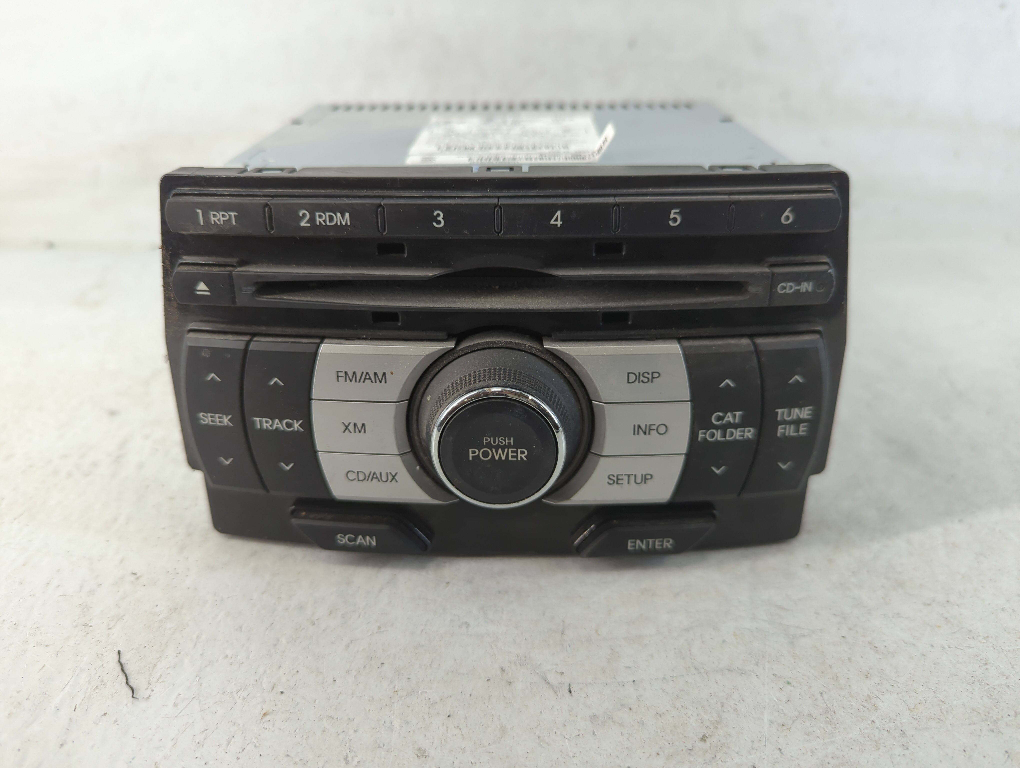 2009-2010 Hyundai Genesis Am Fm Cd Player Radio Receiver 784071 - Oemusedautoparts1.com
