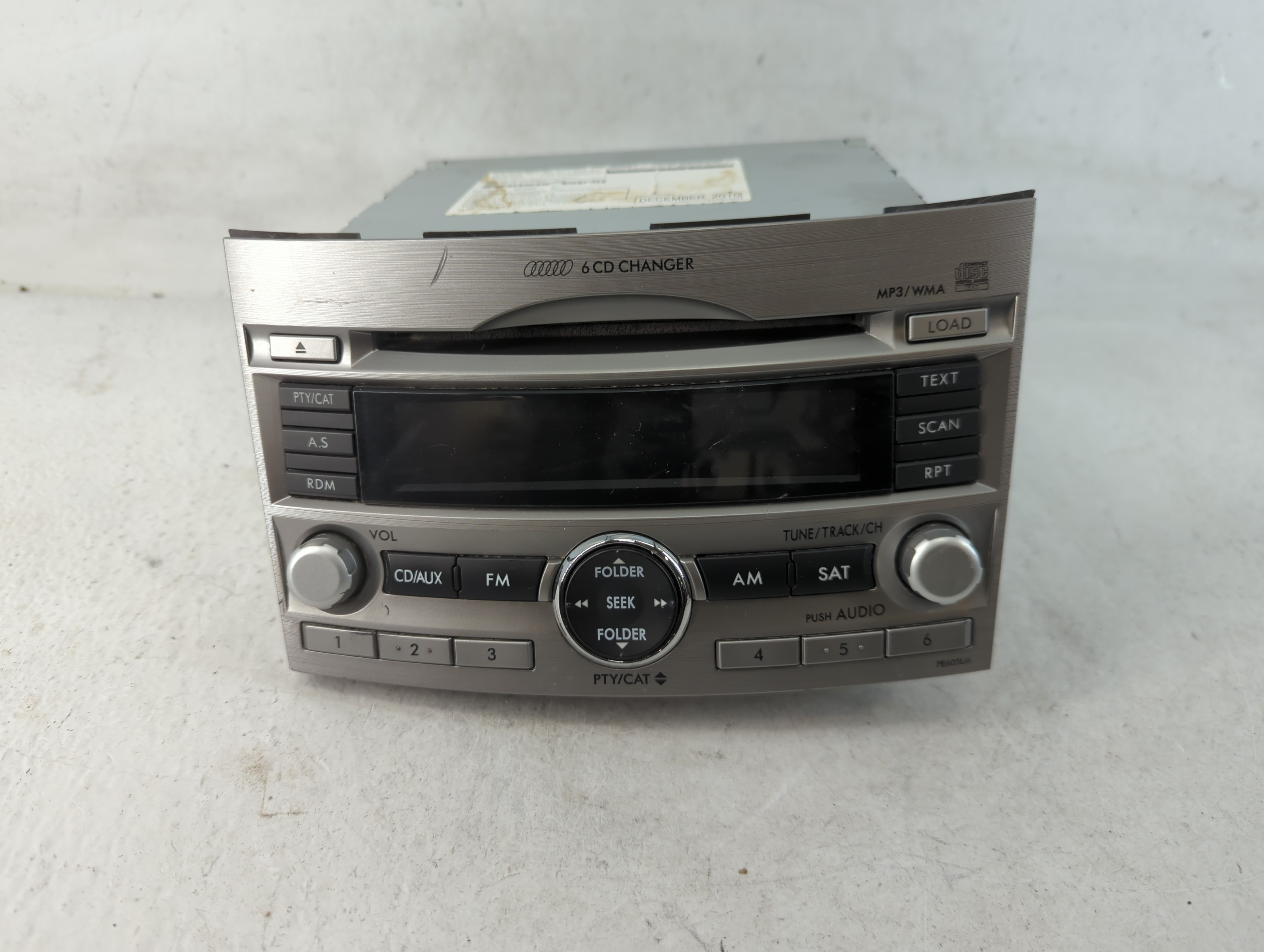 2010-2012 Subaru Legacy Am Fm Cd Player Radio Receiver 784114 - Oemusedautoparts1.com