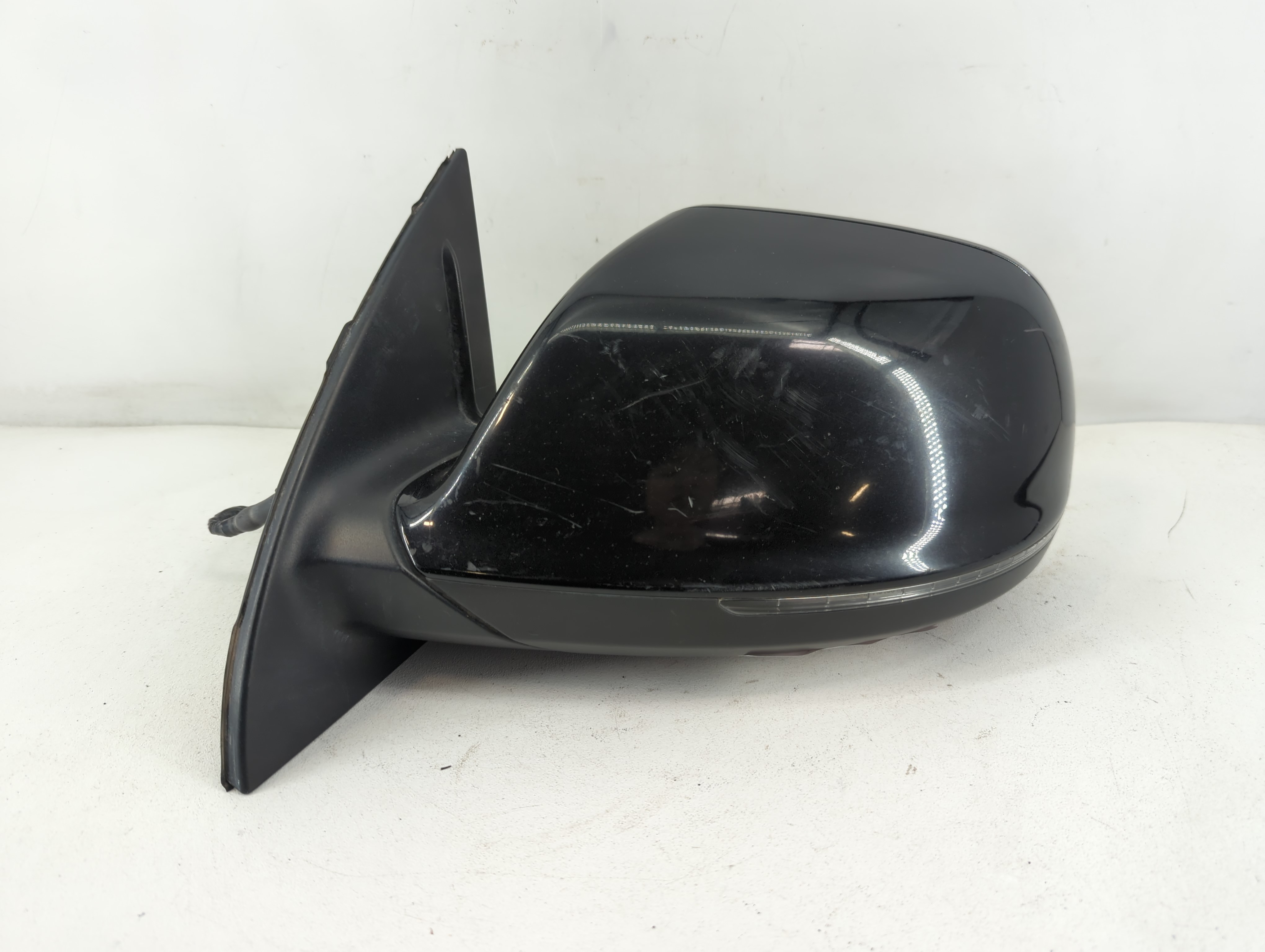2013-2015 Audi Q7 Driver Left Side View Power Door Mirror Black 784321 - Oemusedautoparts1.com