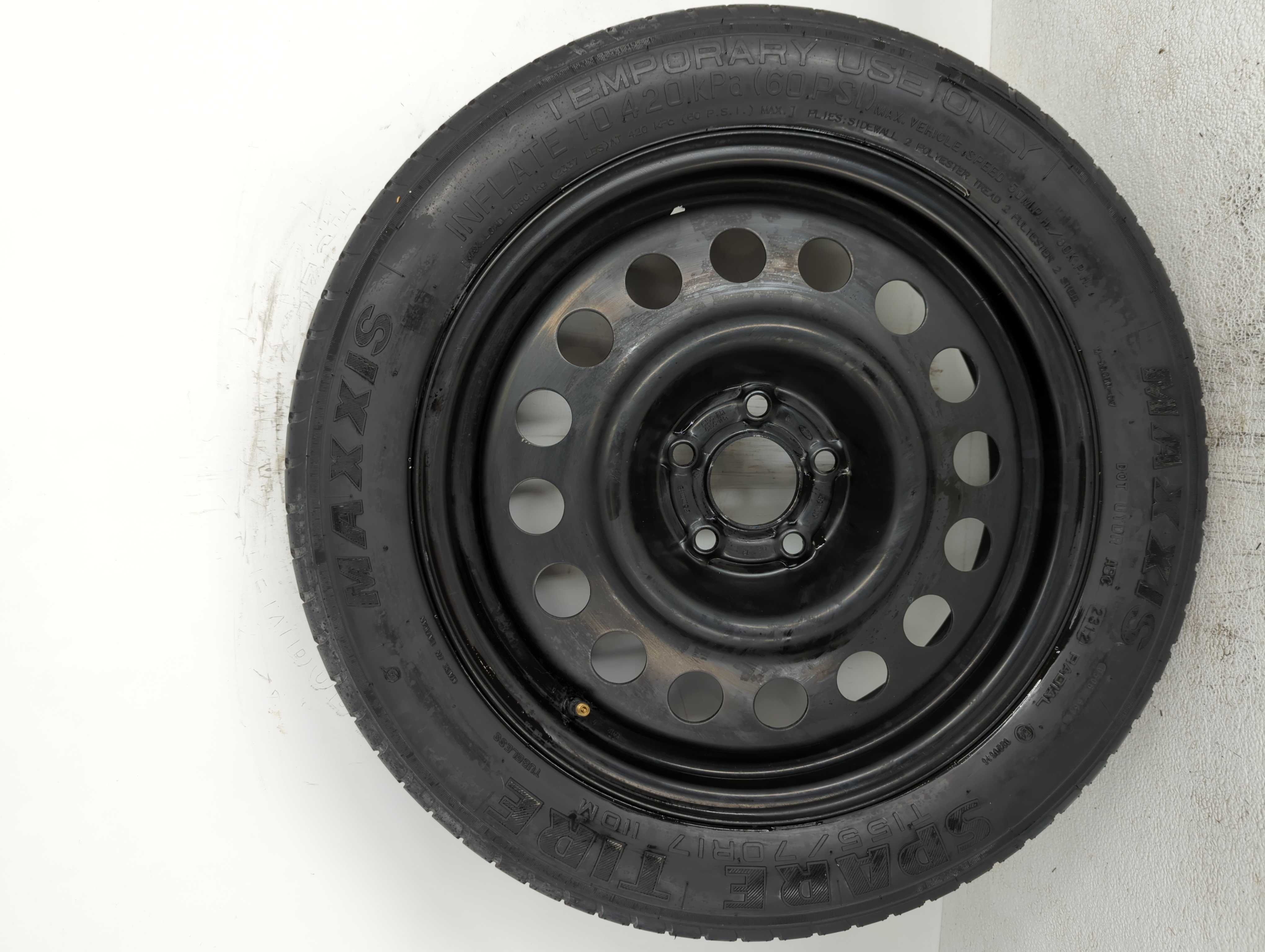 2013-2016 Ford Escape Spare Donut Tire Wheel Rim Oem 784567 - Oemusedautoparts1.com