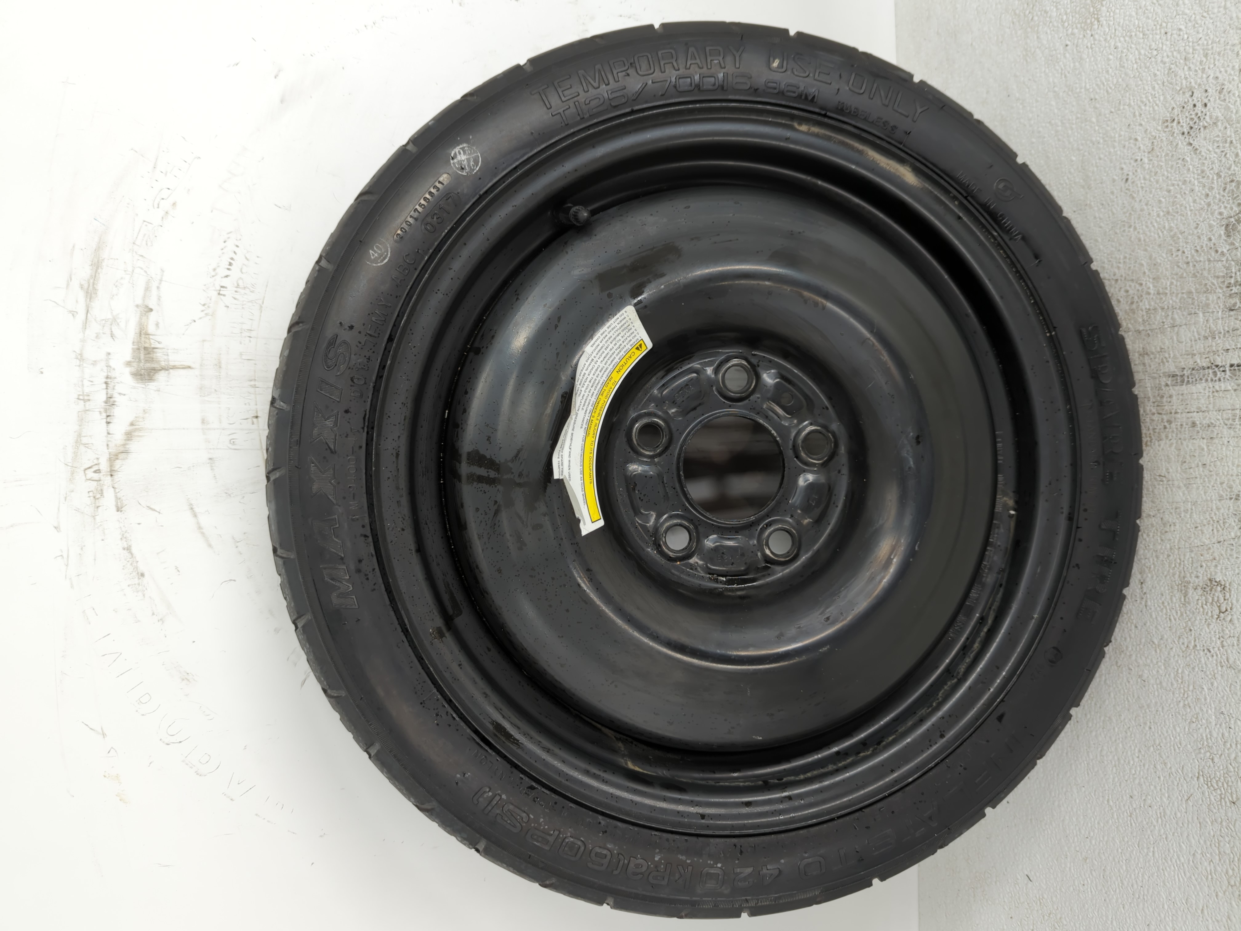 Picture of 2016-2021 Honda Civic Spare Donut Tire Wheel Rim Oem 784576