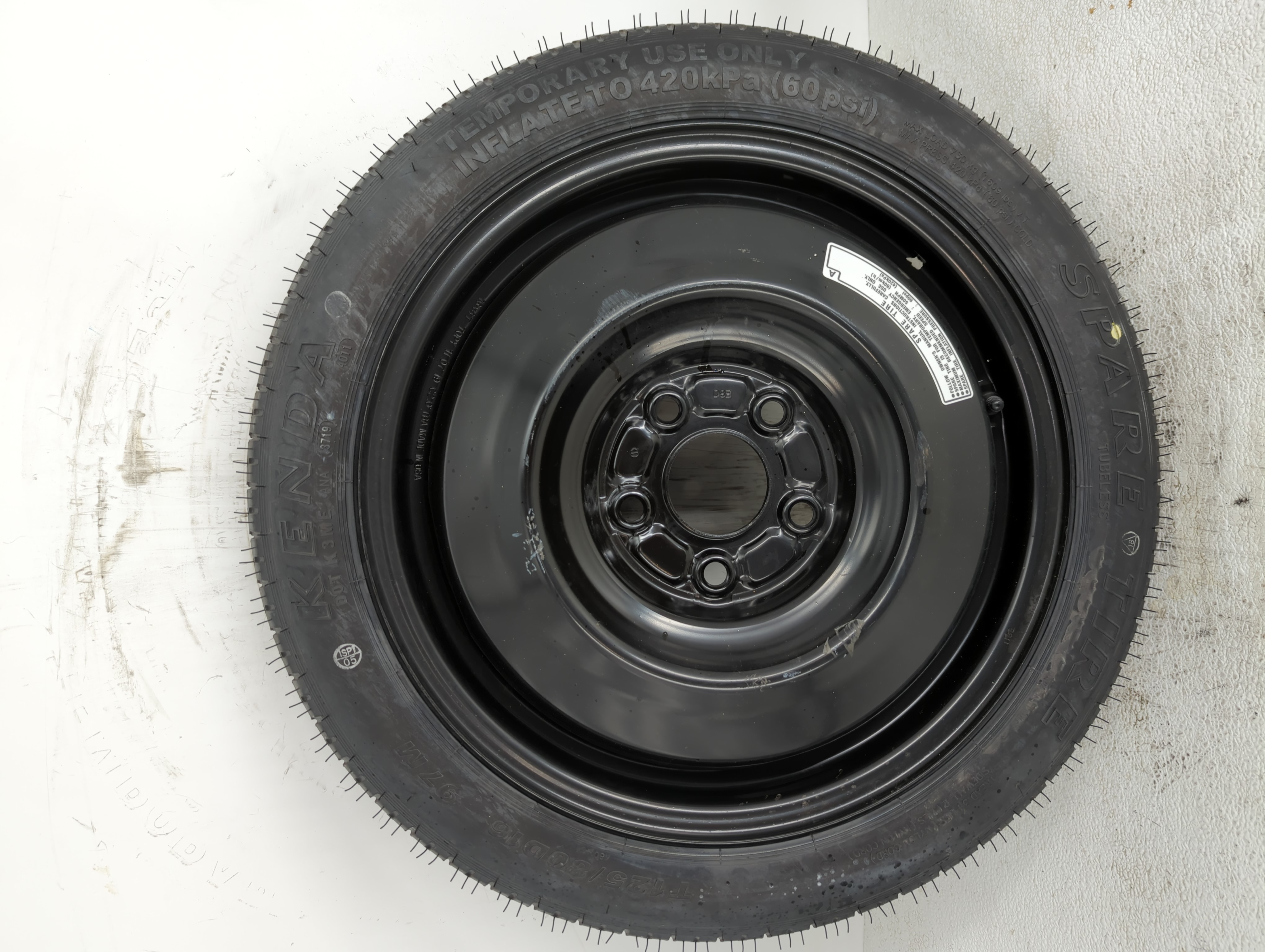 2016-2021 Honda Civic Spare Donut Tire Wheel Rim Oem 784744 - Oemusedautoparts1.com
