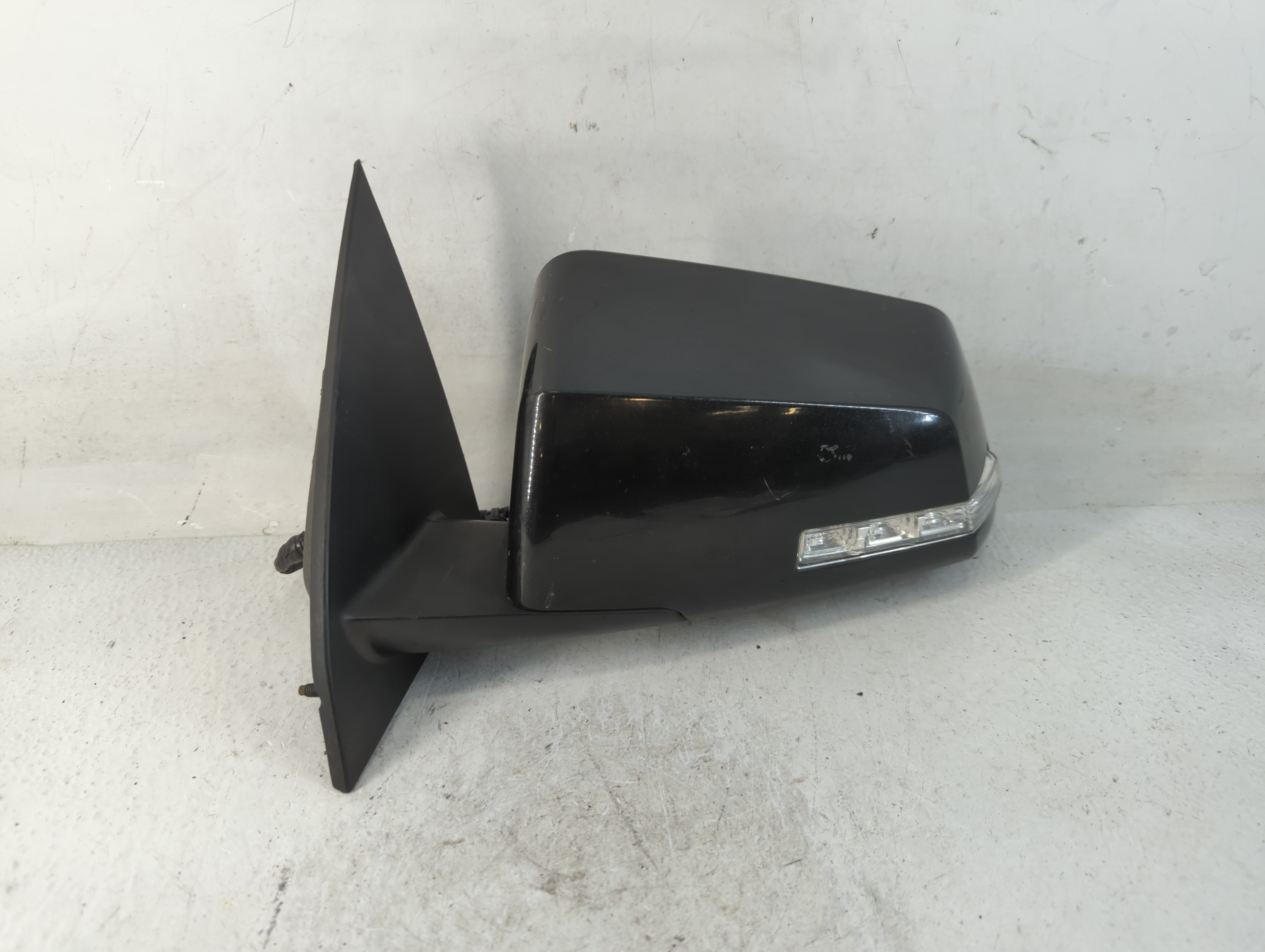 2009 Gmc Acadia Driver Left Side View Power Door Mirror Black 786344 - Oemusedautoparts1.com