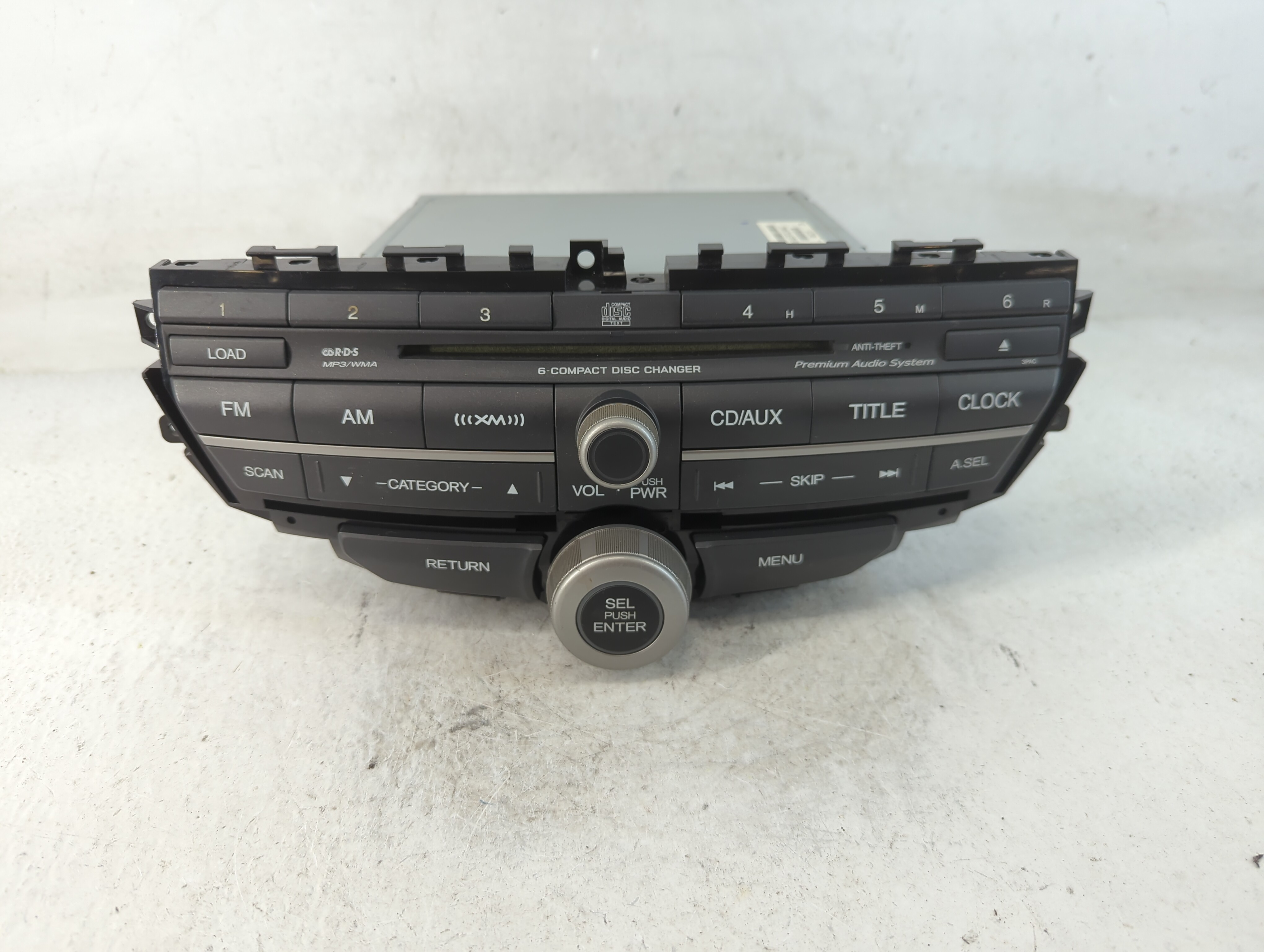 2012-2012 Honda Crosstour Am Fm Cd Player Radio Receiver 786797 - Oemusedautoparts1.com