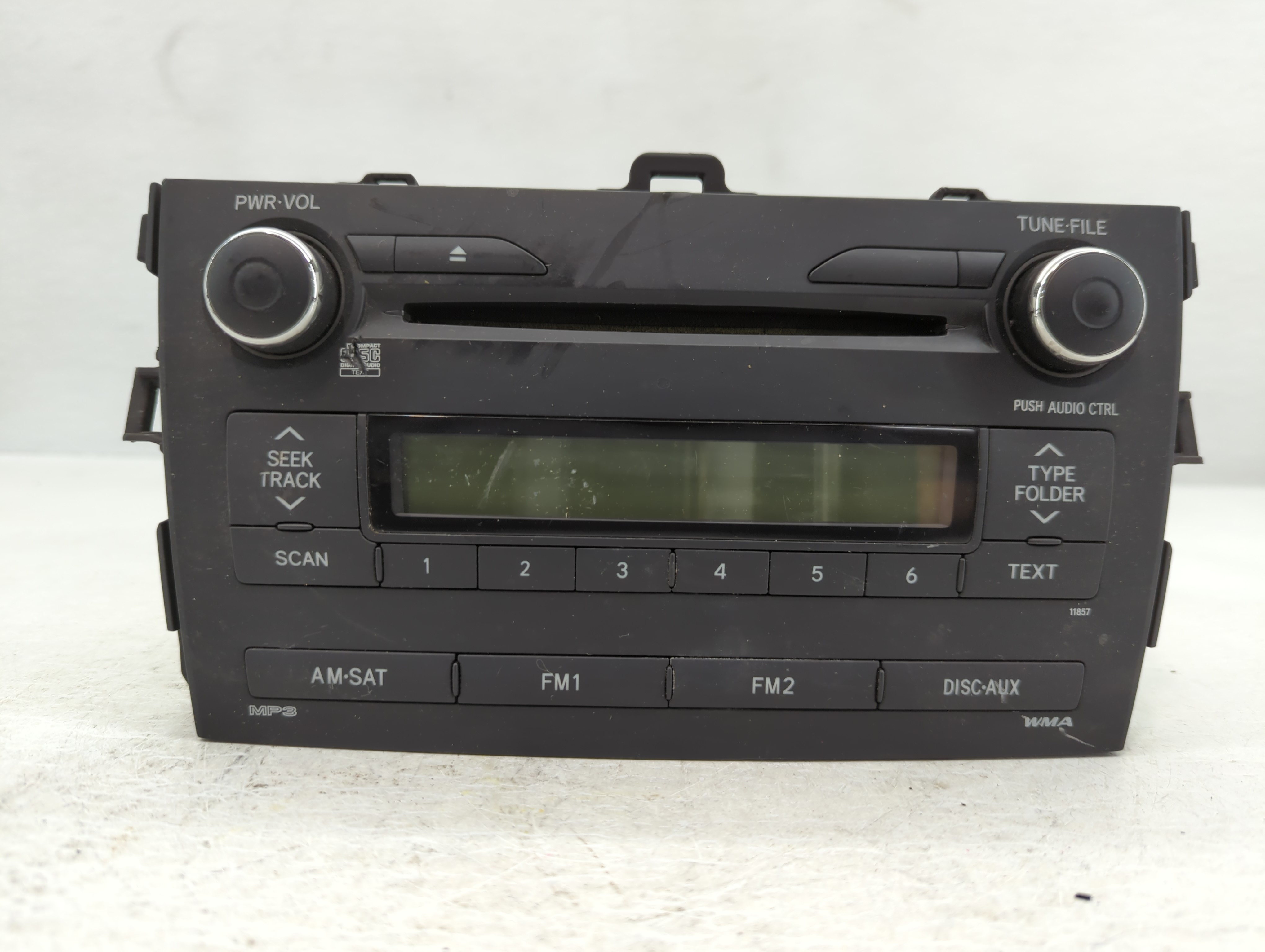 2011-2013 Toyota Corolla Am Fm Cd Player Radio Receiver 791238 - Oemusedautoparts1.com