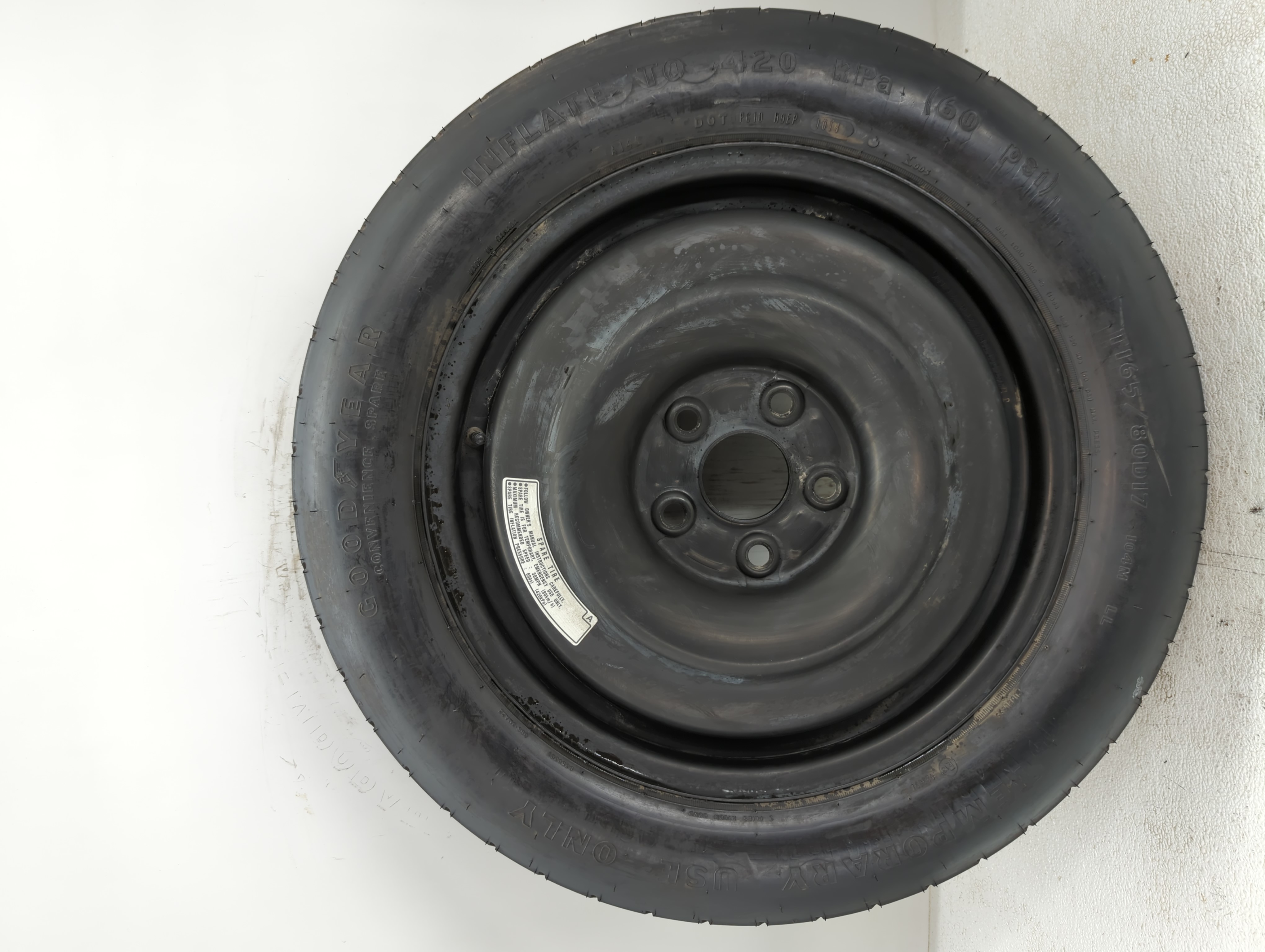 Picture of 2007-2014 Ford Edge Spare Donut Tire Wheel Rim Oem 791755