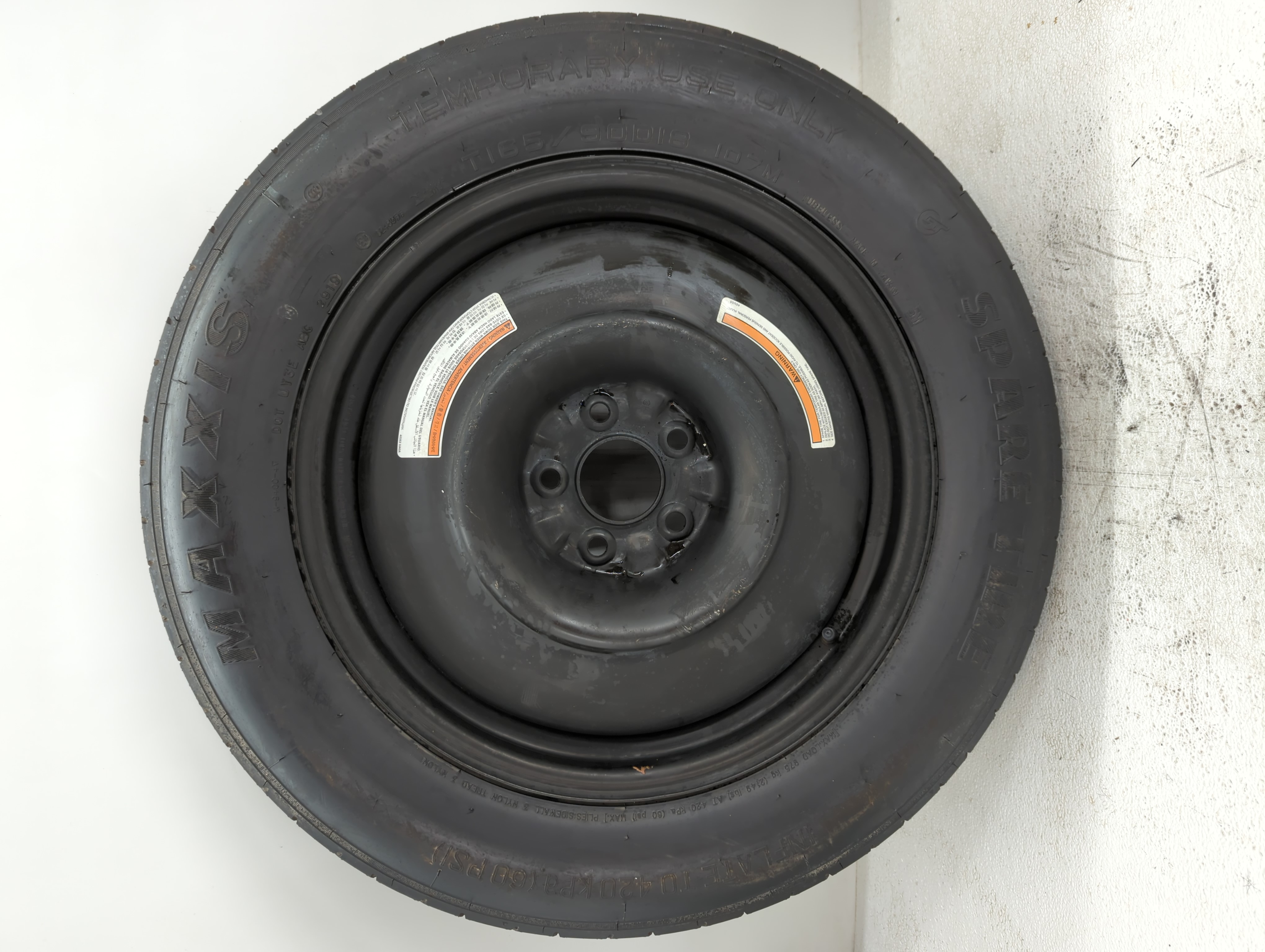 2016-2020 Infiniti Qx60 Spare Donut Tire Wheel Rim Oem 791776 - Oemusedautoparts1.com