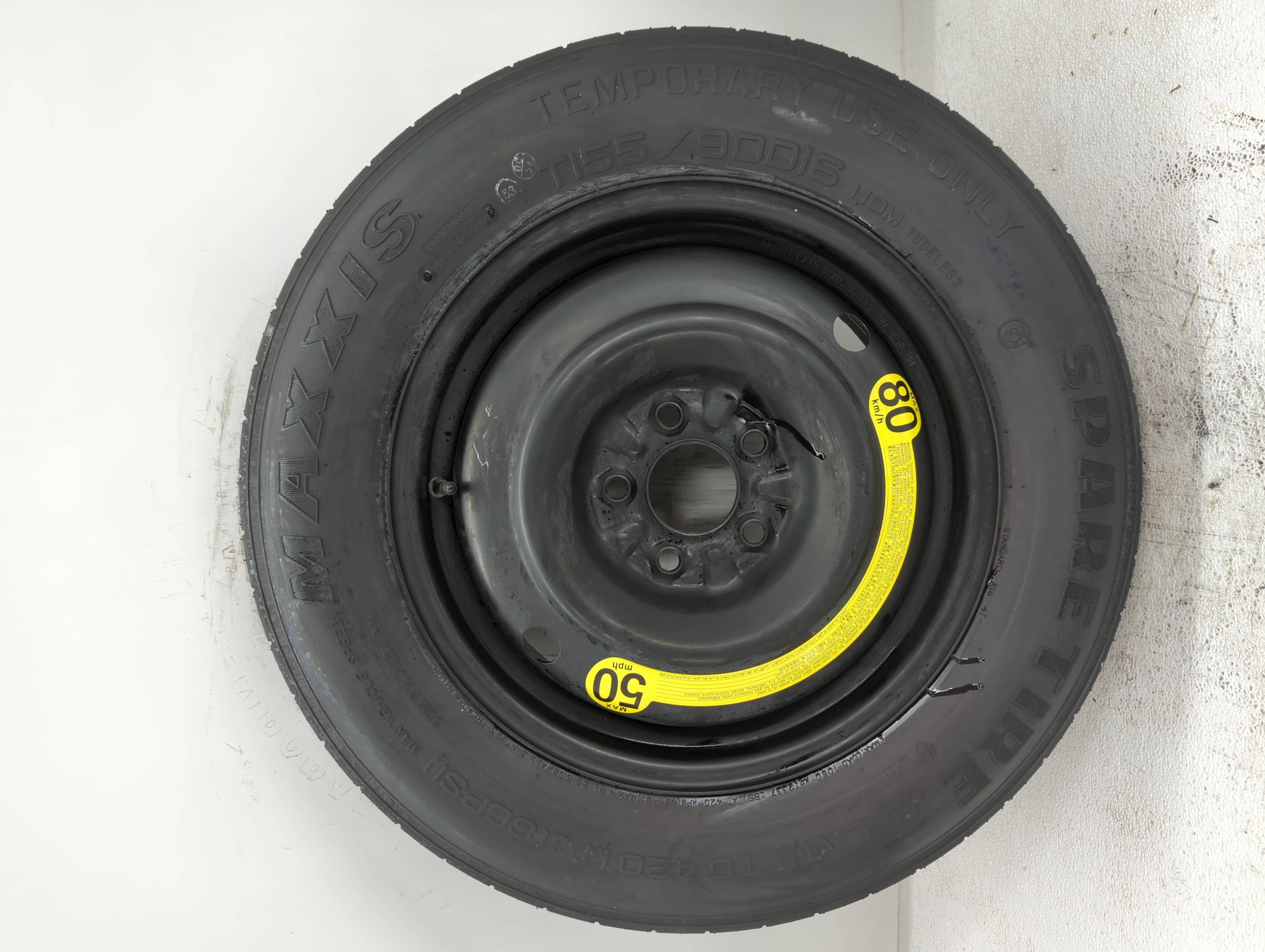 Picture of 2006-2015 Hyundai Tucson Spare Donut Tire Wheel Rim Oem 791782