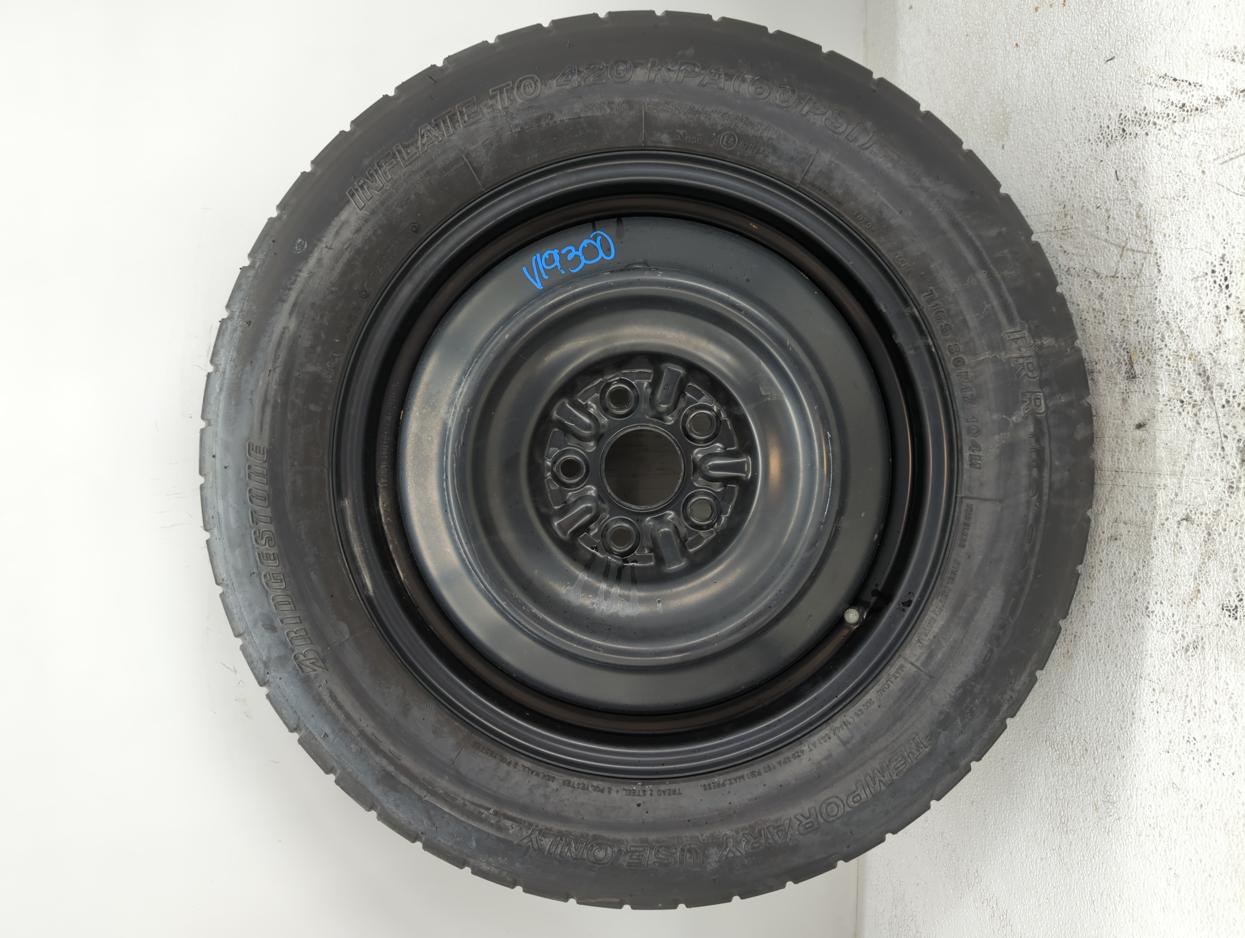 Toyota Rav4 Spare Donut Tire Wheel Rim Oem 791783 - Oemusedautoparts1.com