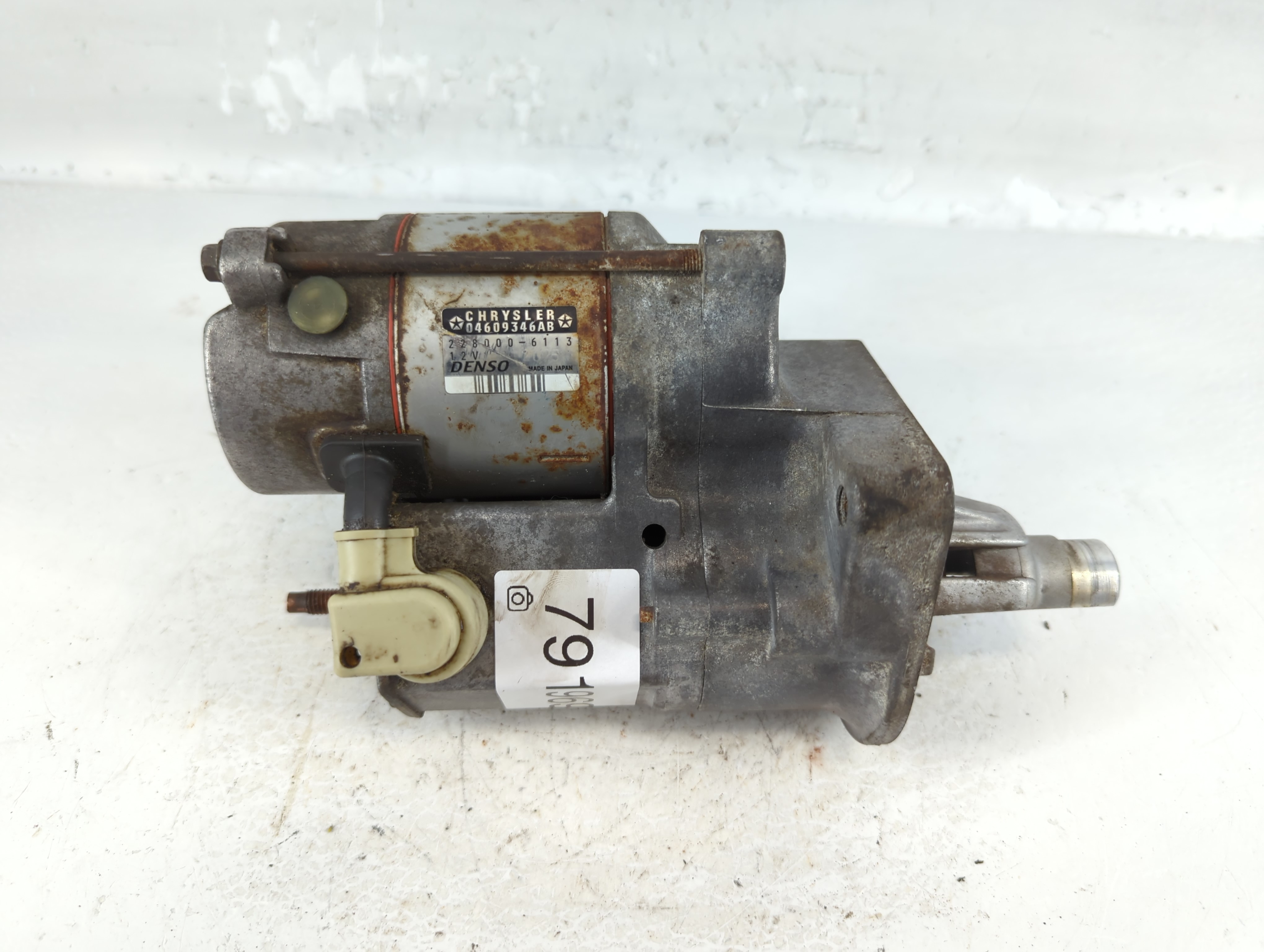 1998-2004 Chrysler Concorde Car Starter Motor Solenoid Oem 791969 - Oemusedautoparts1.com