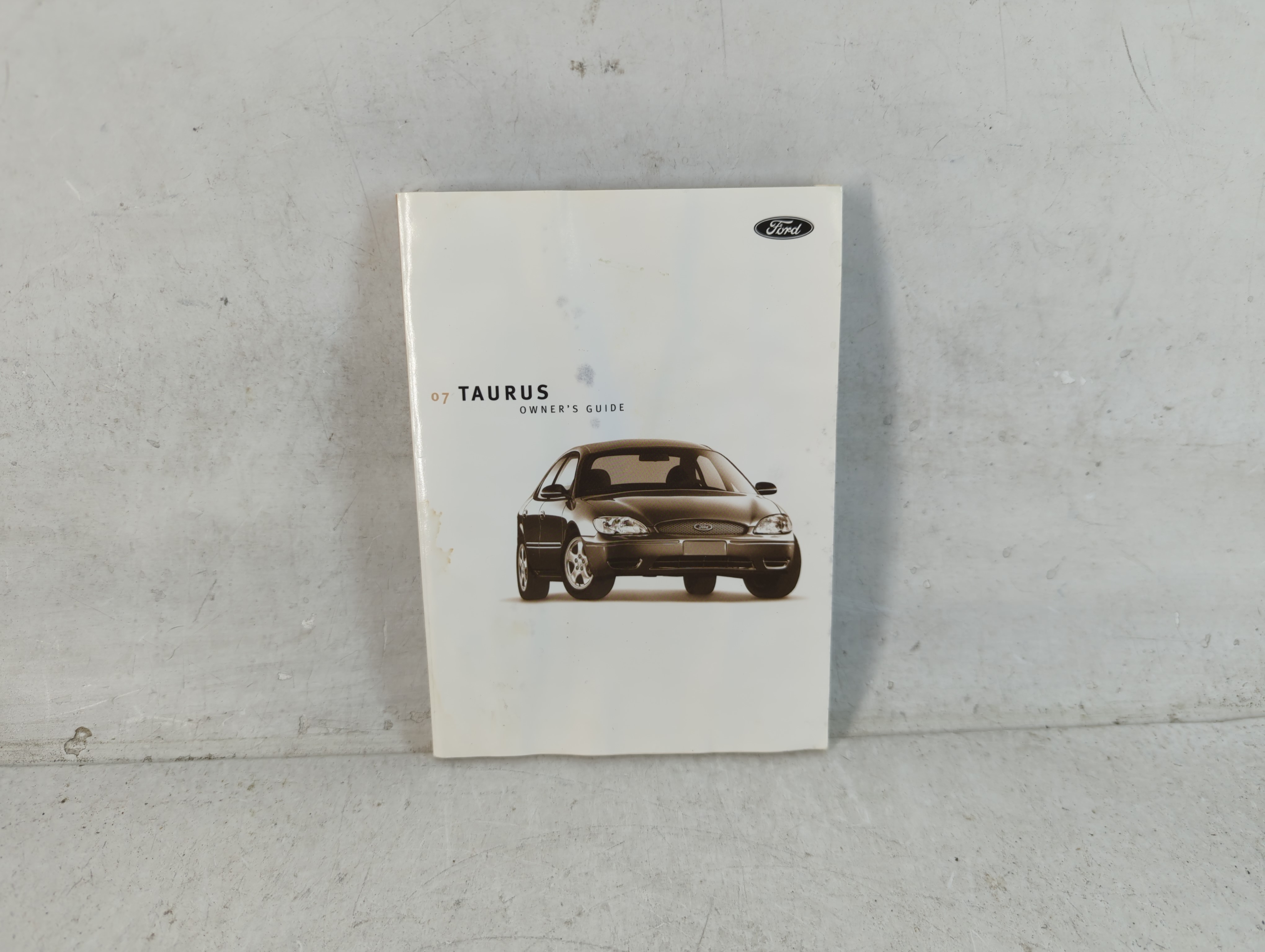 2007 Ford Taurus Owners Manual Book Guide 792034 - Oemusedautoparts1.com