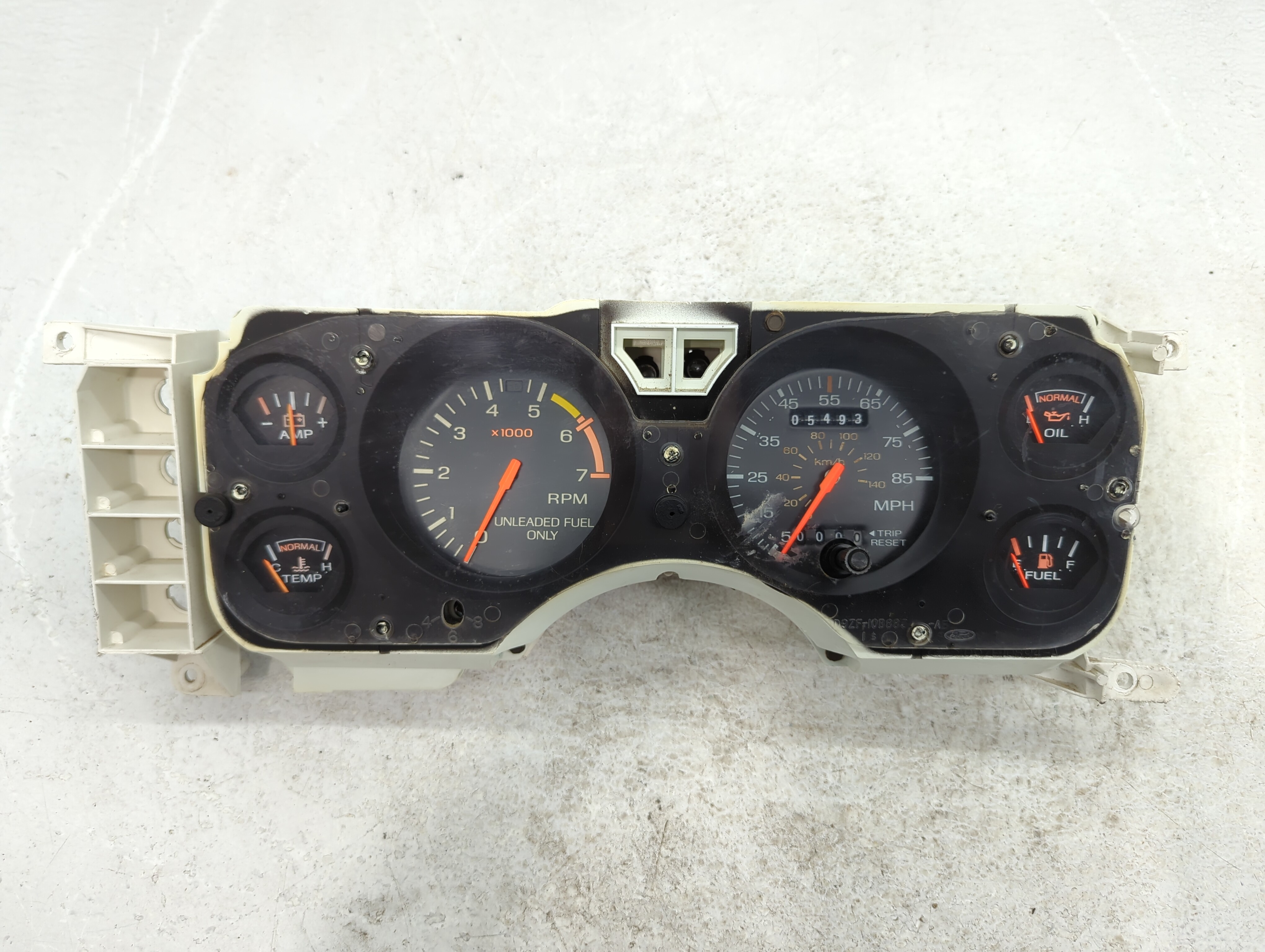 1985 Ford Mustang Speedometer Instrument Cluster Gauges 794147 - Oemusedautoparts1.com