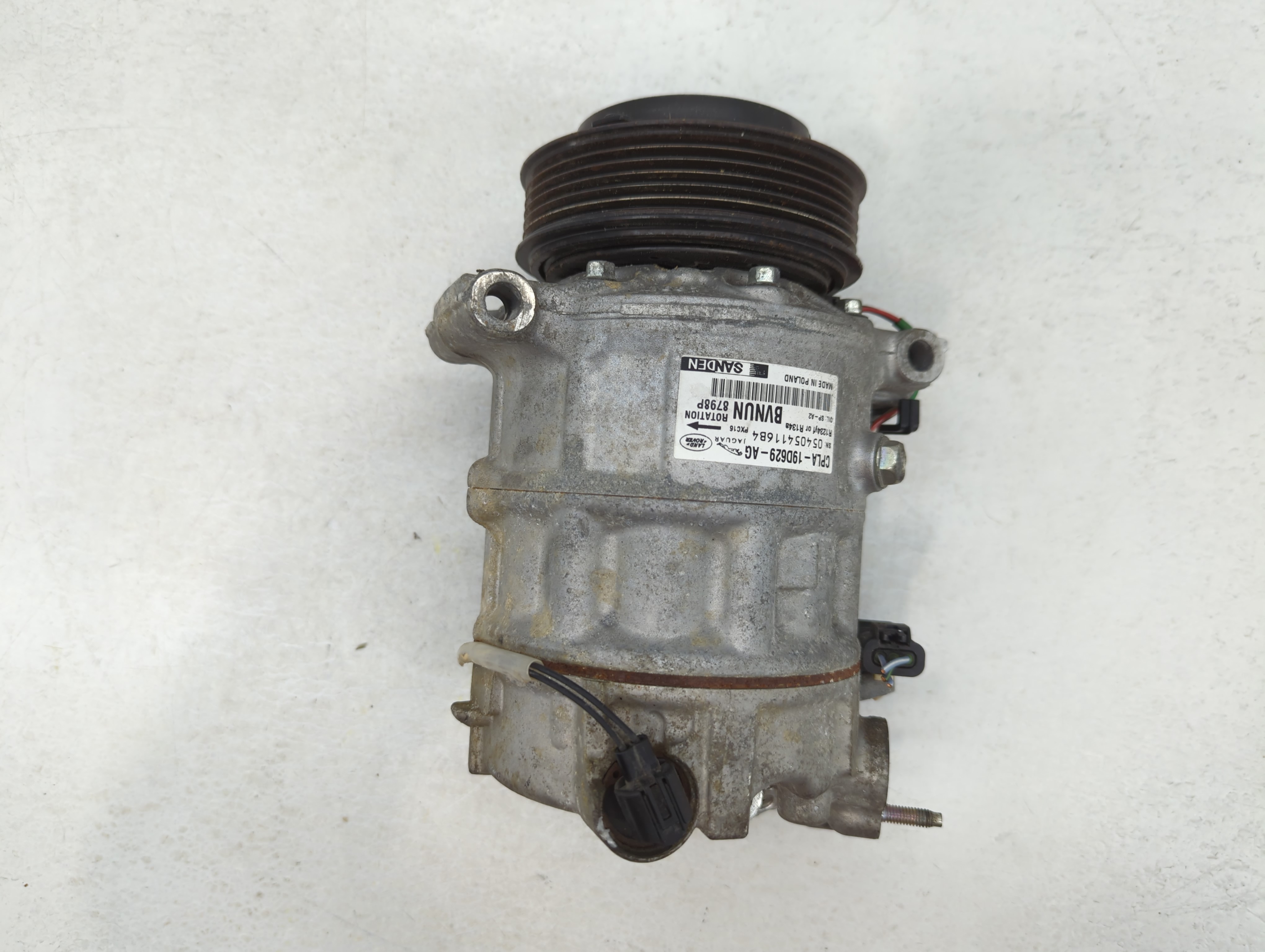 2016 Land Rover Range Rover Sport Air Conditioning A/c Ac Compressor Oem 795037 - Oemusedautoparts1.com