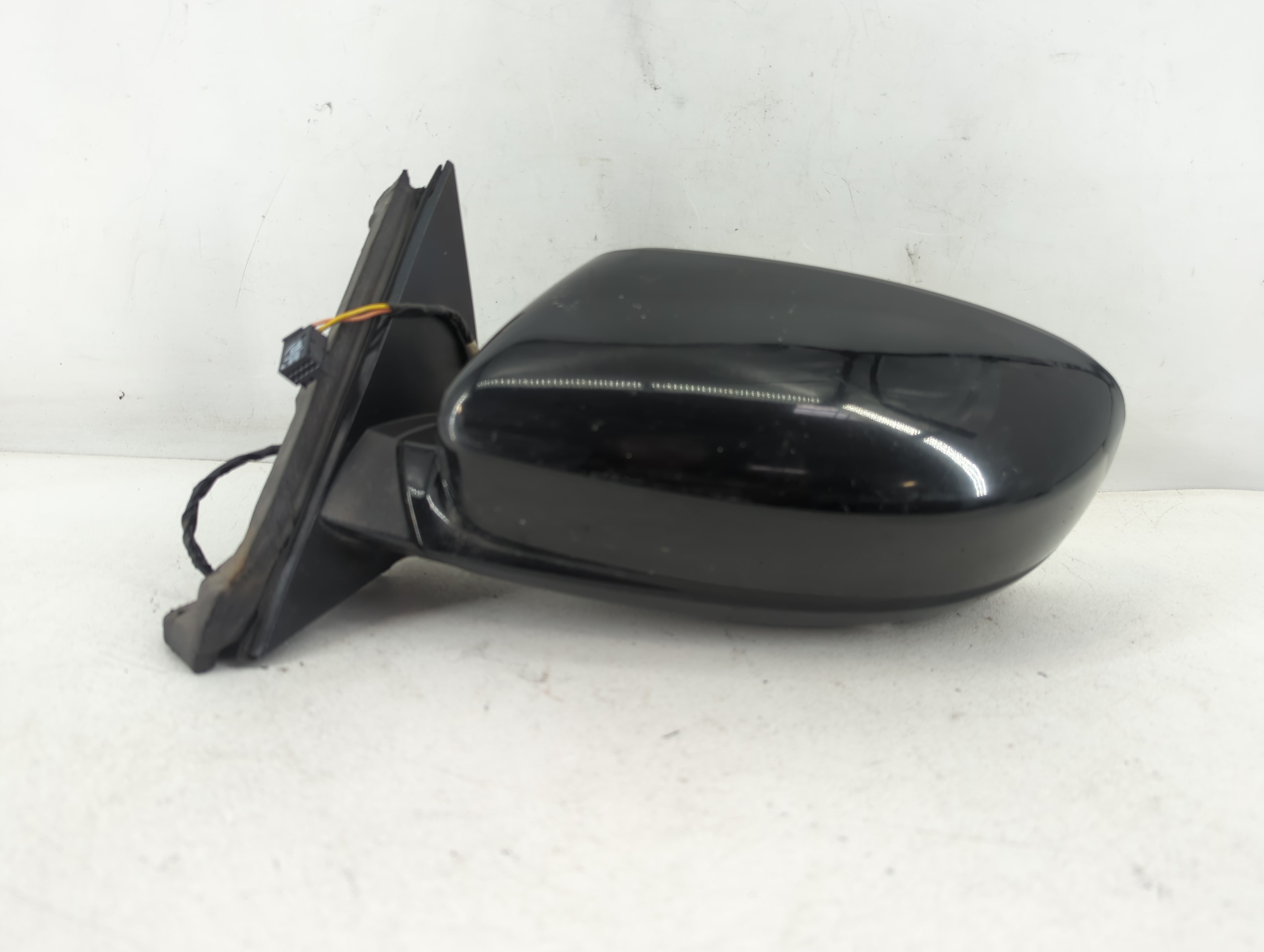 2011-2014 Dodge Charger Driver Left Side View Power Door Mirror Black 795232 - Oemusedautoparts1.com