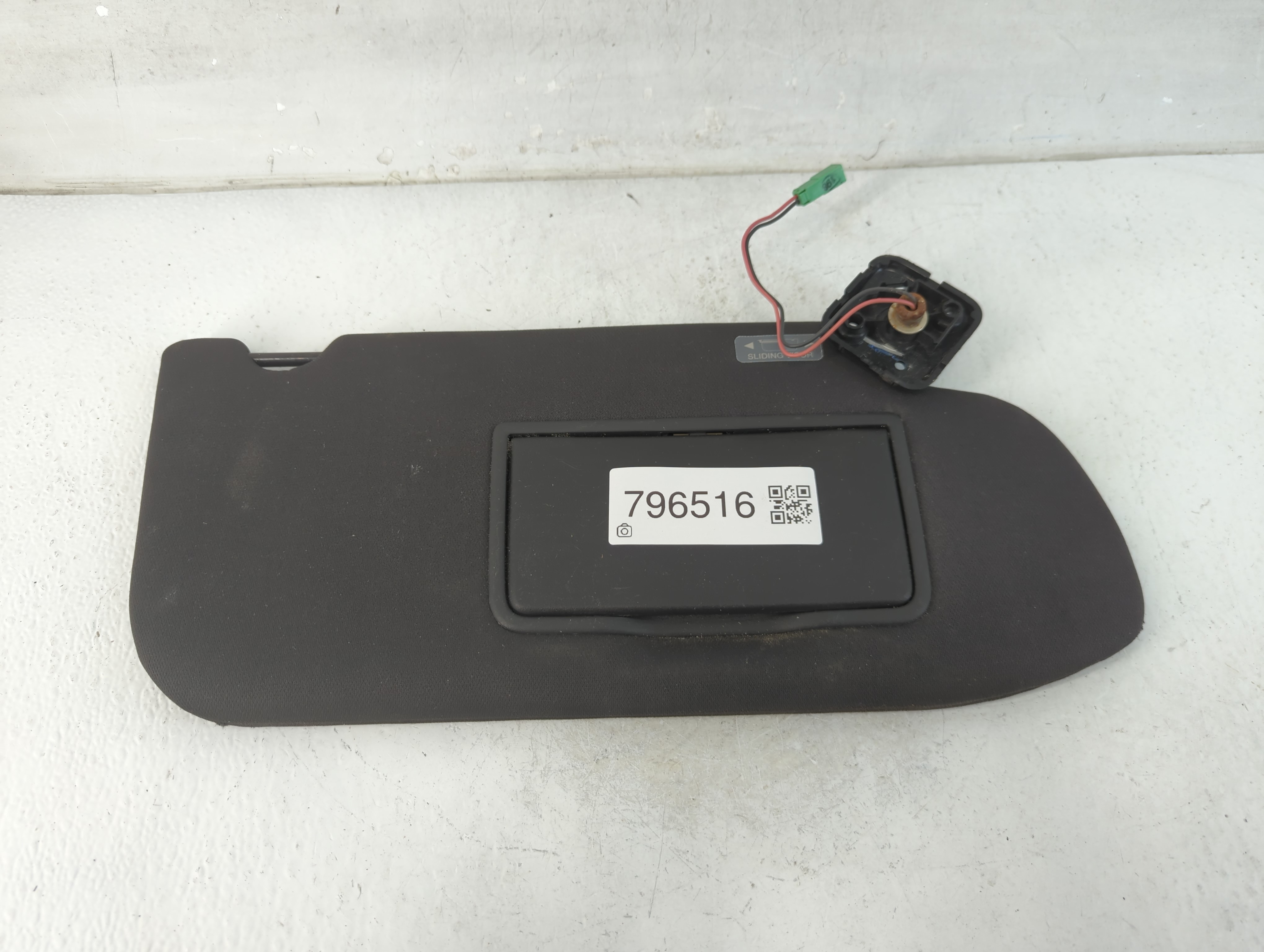 2010-2016 Lincoln Mks Passenger Sun Visor Mirror Right Sunvisor 796516 - Oemusedautoparts1.com