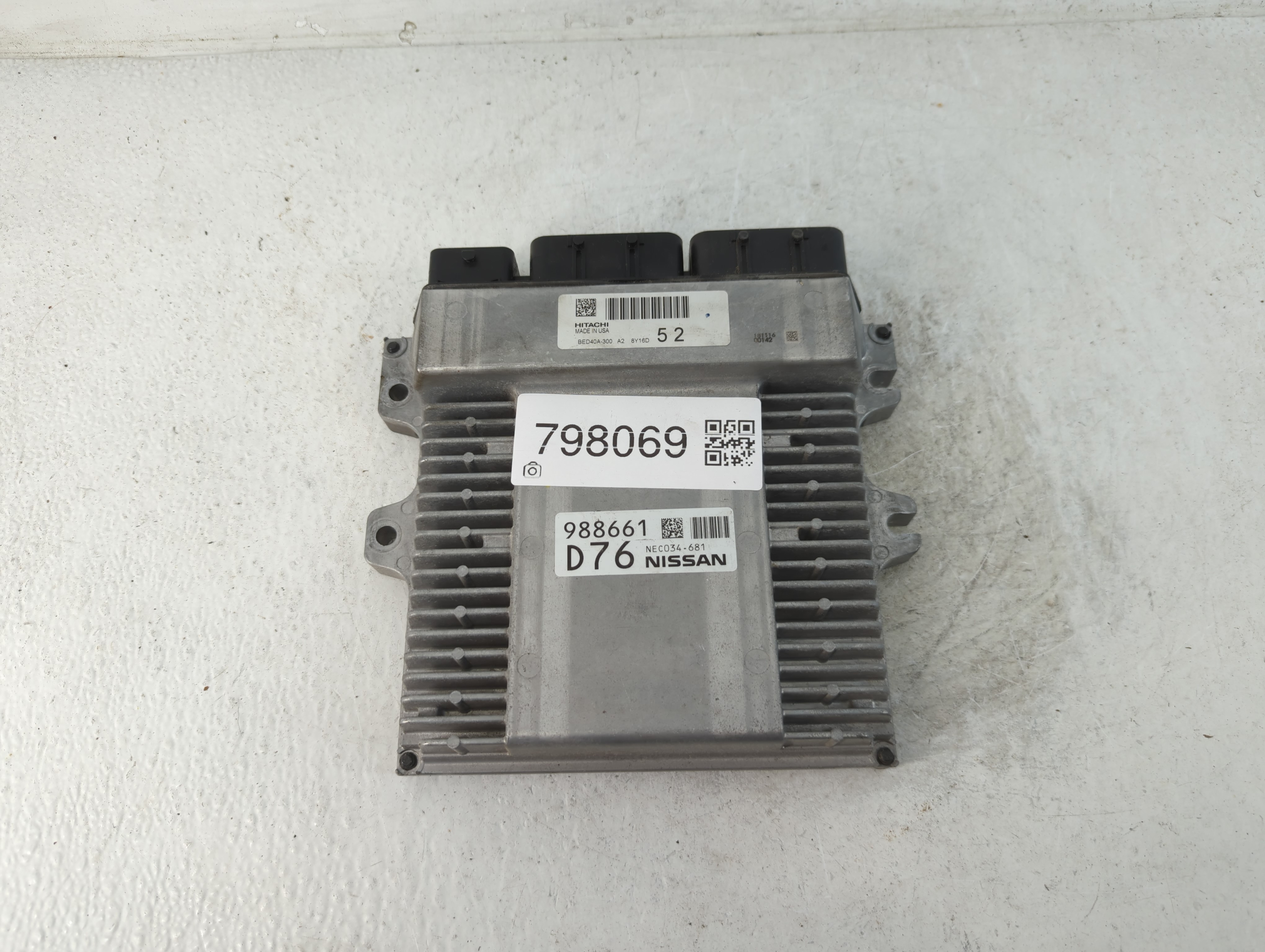 2018-2019 Nissan Pathfinder Engine Control Computer Ecu Pcm Ecm Pcu Oem 798069 - Oemusedautoparts1.com