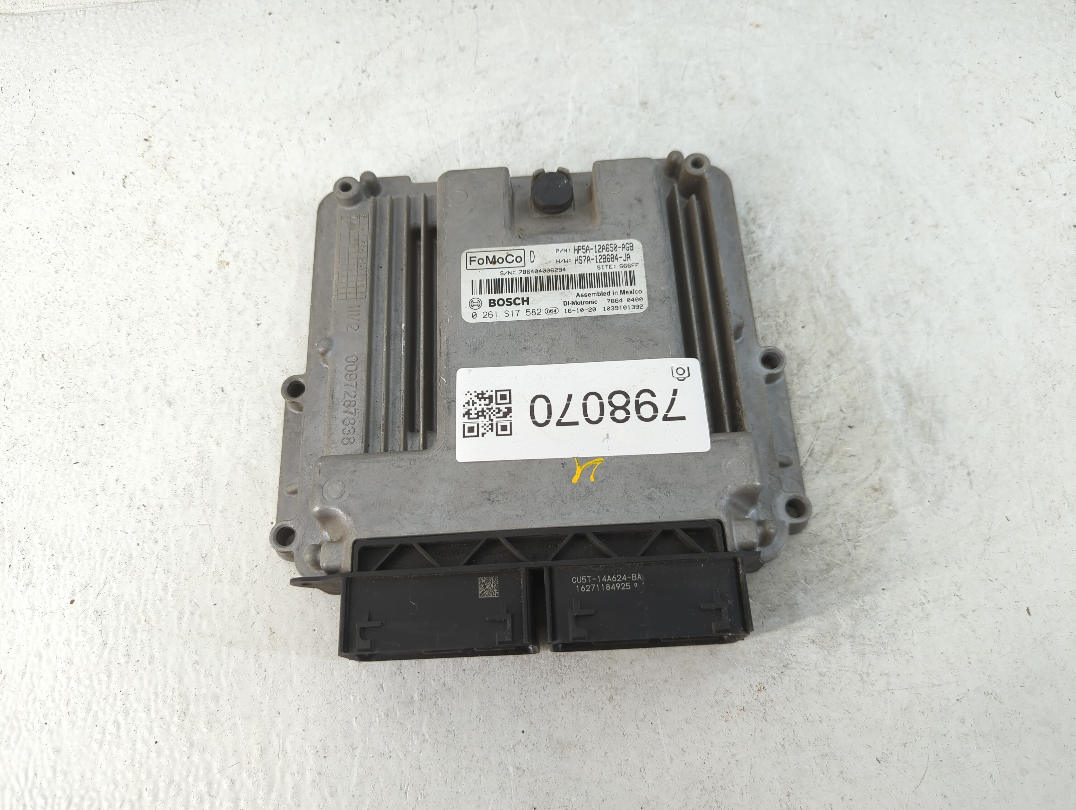 2017-2019 Lincoln Mkz Engine Control Computer Ecu Pcm Ecm Pcu Oem 798070 - Oemusedautoparts1.com