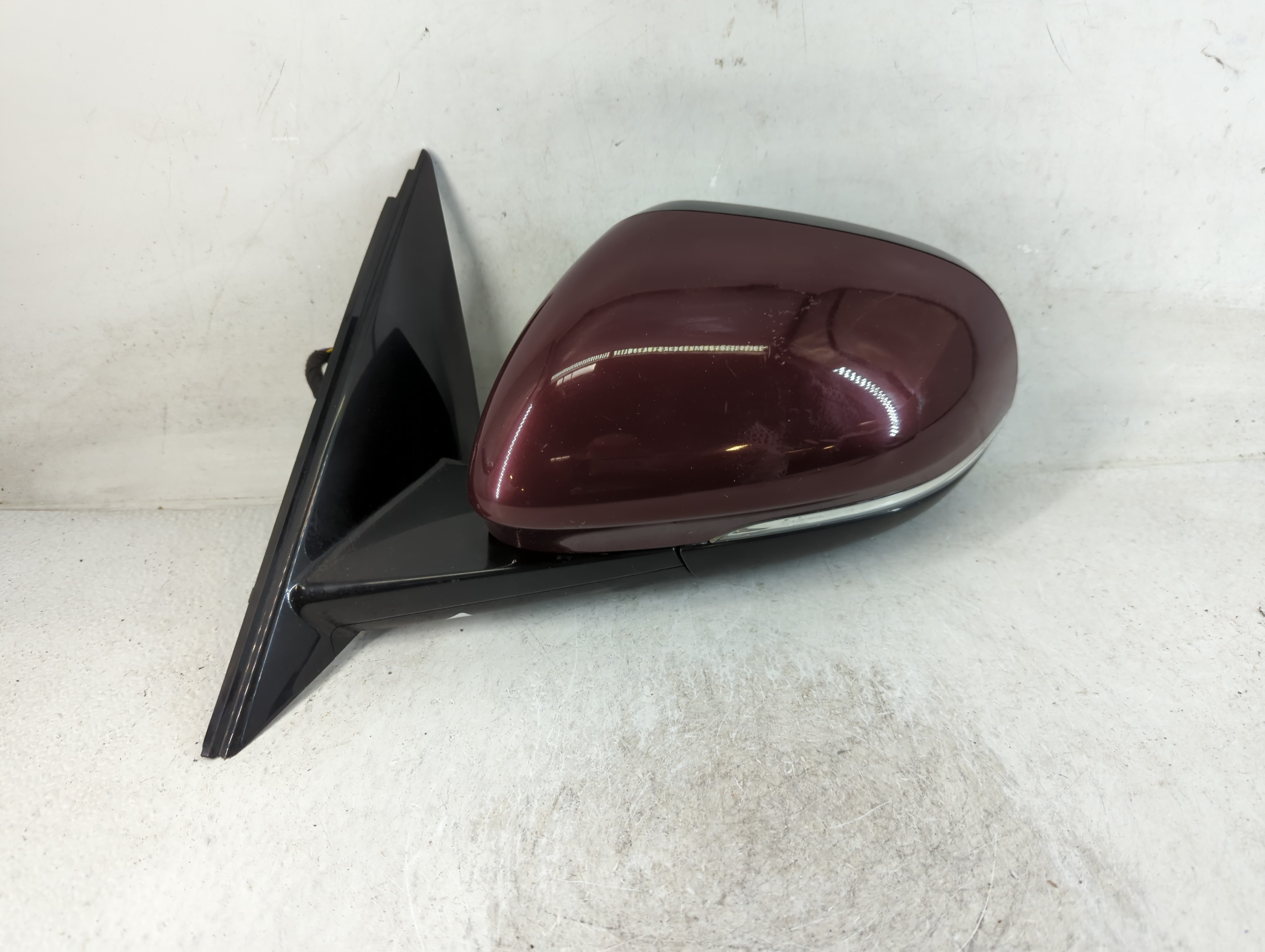 Picture of 2016-2019 Jaguar Xf Driver Left Side View Power Door Mirror Red 798666