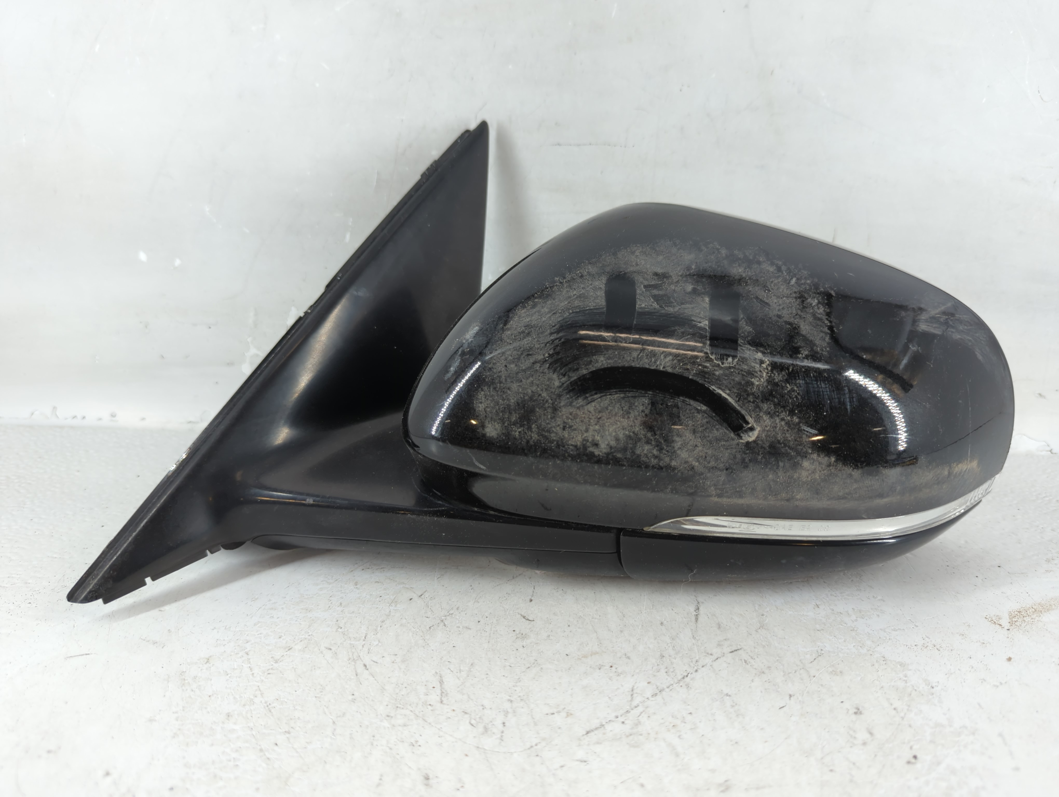 2010-2015 Jaguar Xf Driver Left Side View Power Door Mirror Black 798674 - Oemusedautoparts1.com