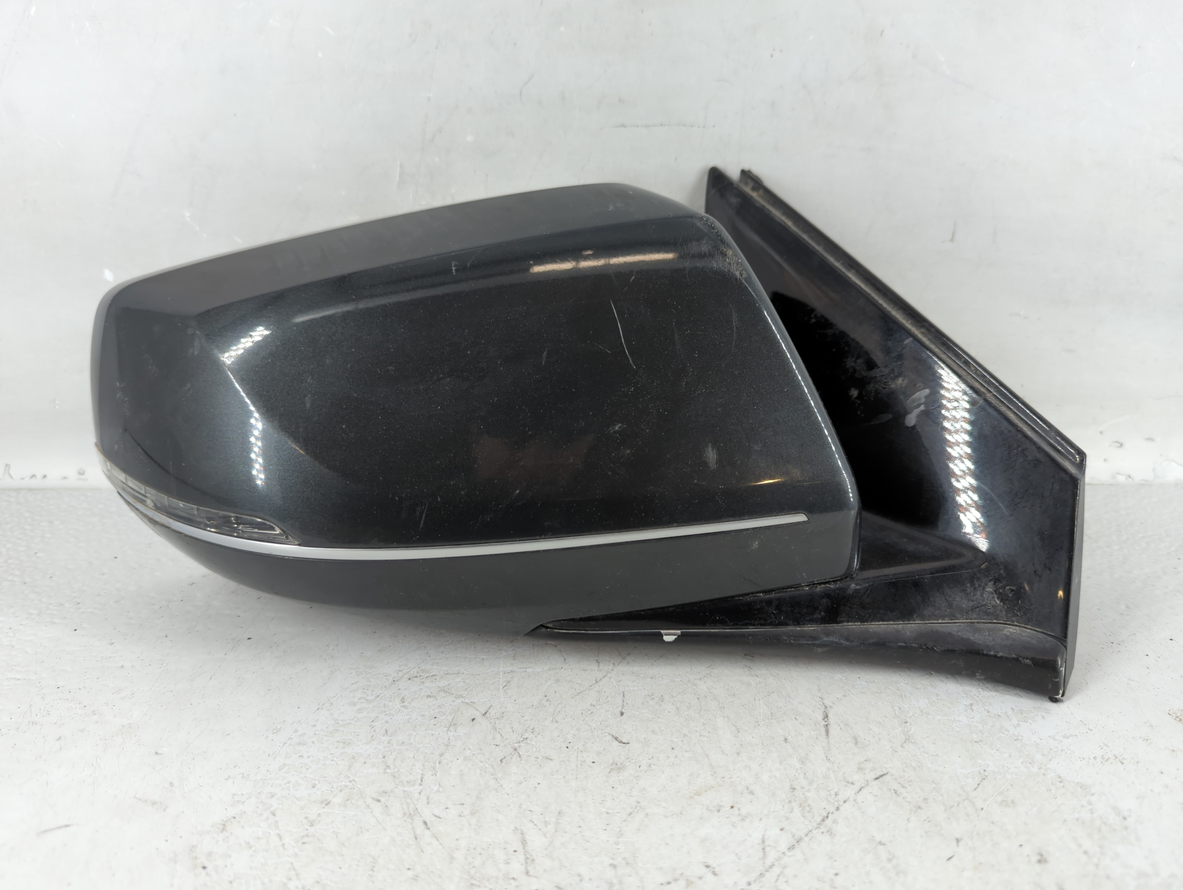 2013-2014 Cadillac Xts Passenger Right Side View Power Door Mirror Black 798719 - Oemusedautoparts1.com