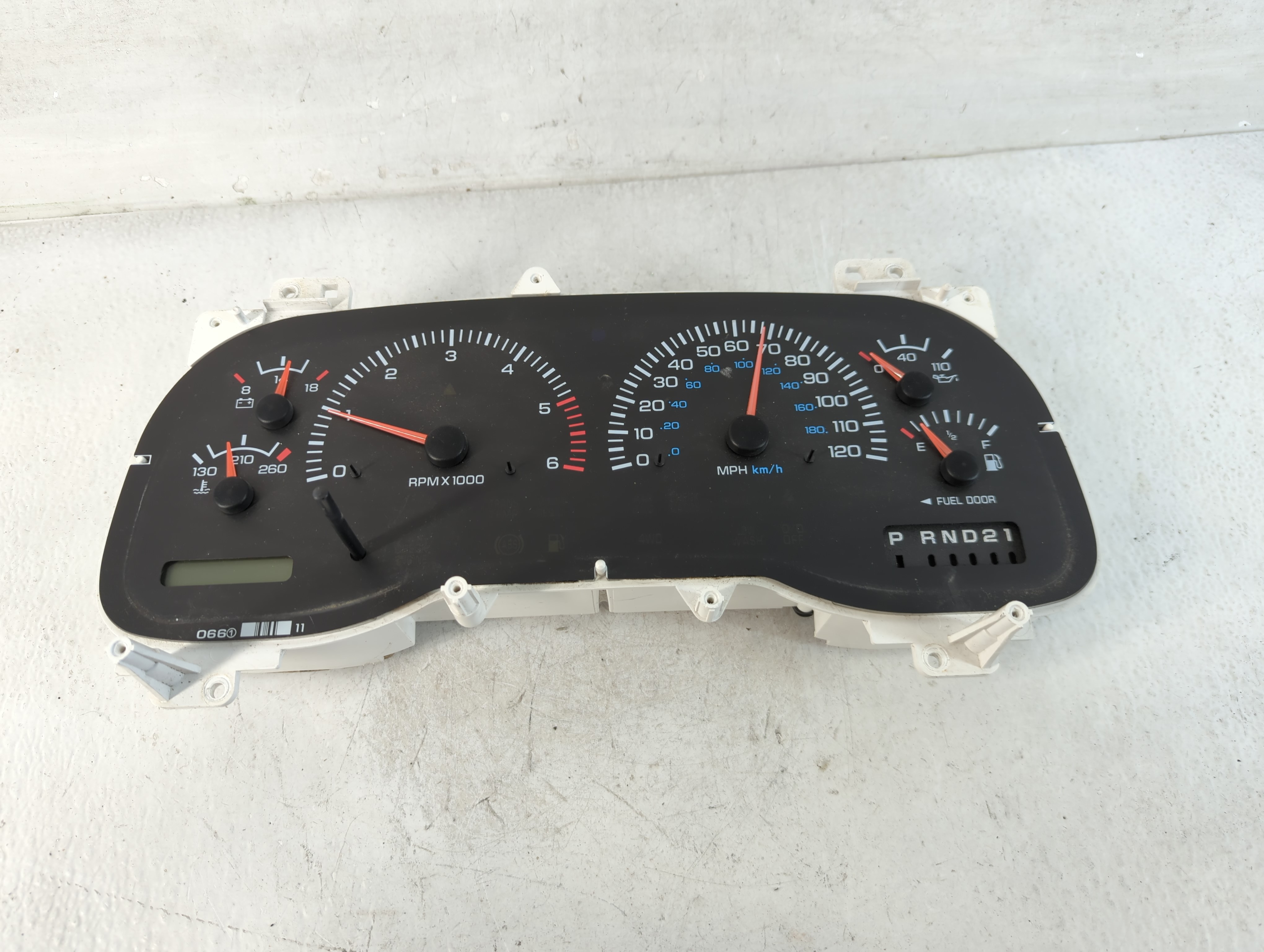 Picture of 1998-1998 Dodge Ram 1500 Speedometer Instrument Cluster Gauges 801128