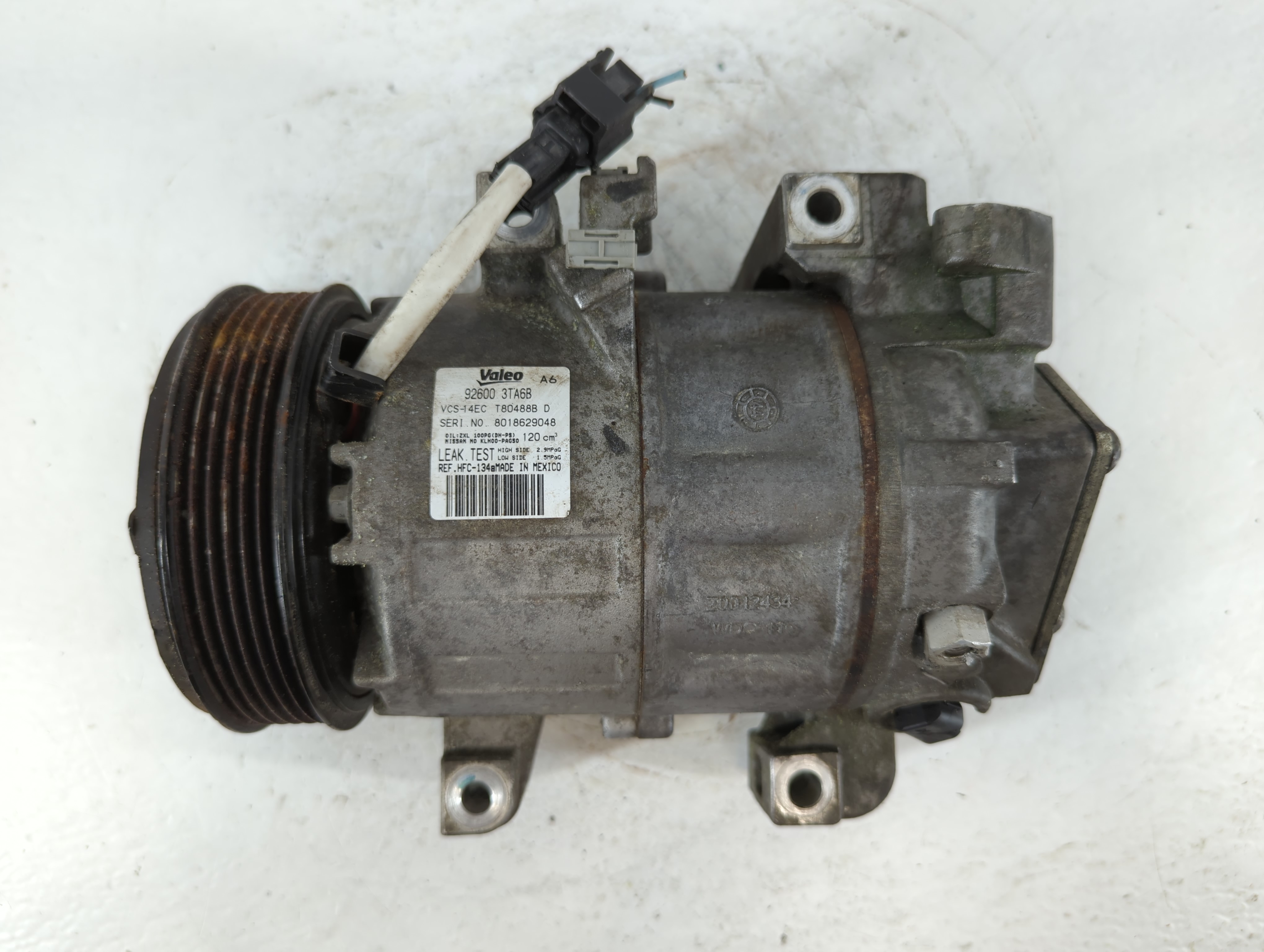 2013-2018 Nissan Altima Air Conditioning A/c Ac Compressor Oem 801355 - Oemusedautoparts1.com