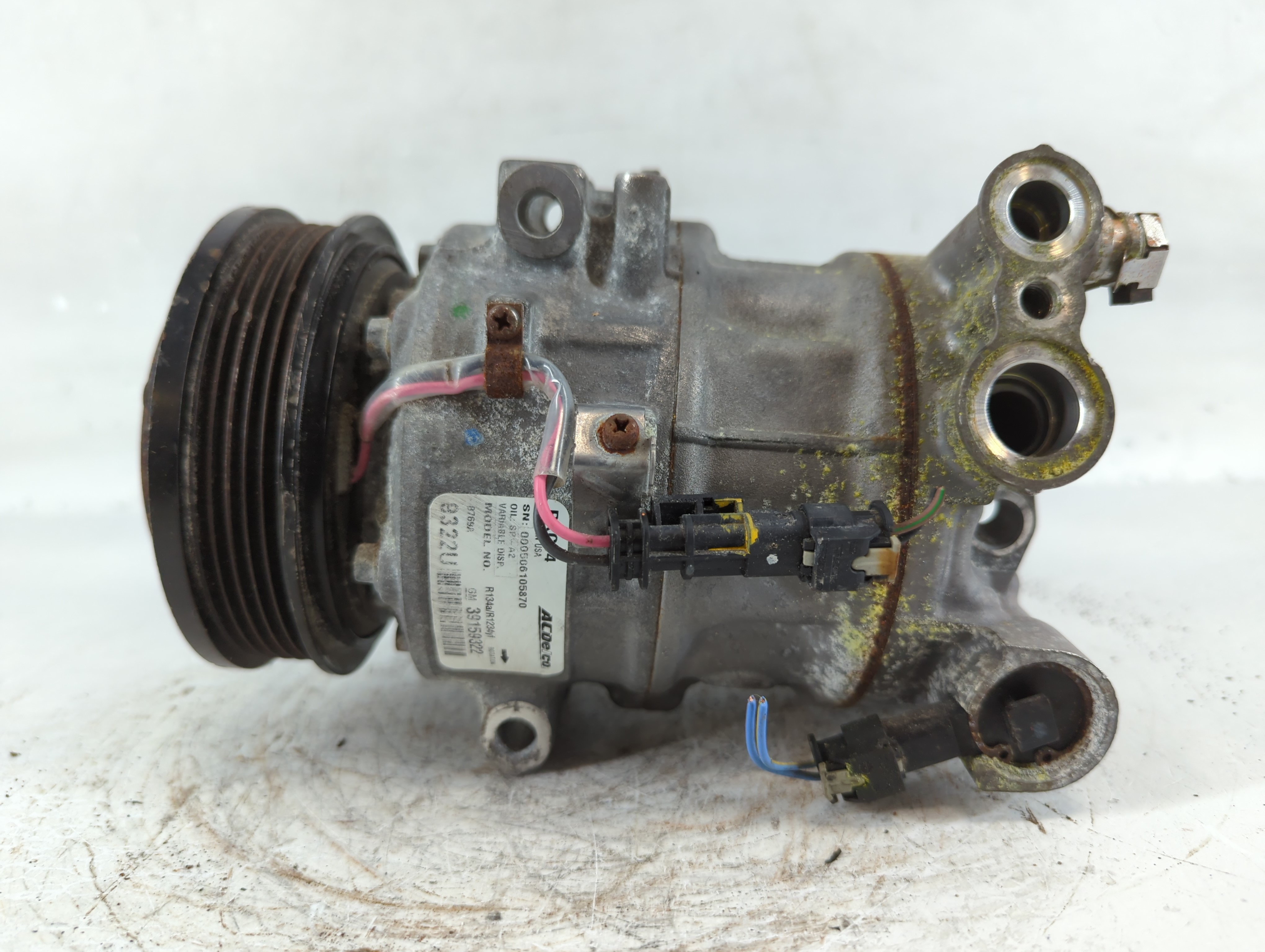 2016-2018 Chevrolet Cruze Air Conditioning A/c Ac Compressor Oem 801362 - Oemusedautoparts1.com