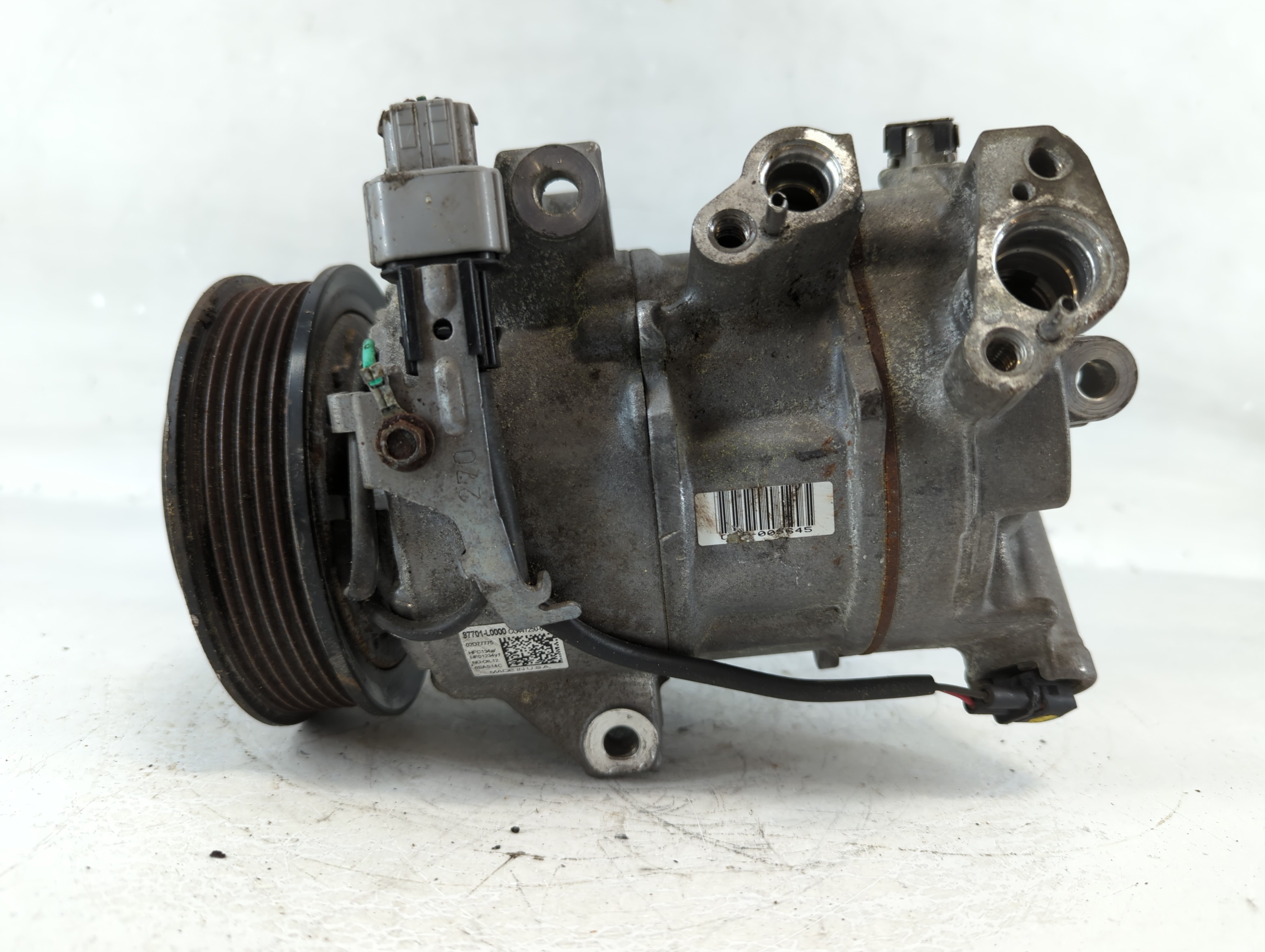 2020-2023 Hyundai Sonata Air Conditioning A/c Ac Compressor Oem 801522 - Oemusedautoparts1.com