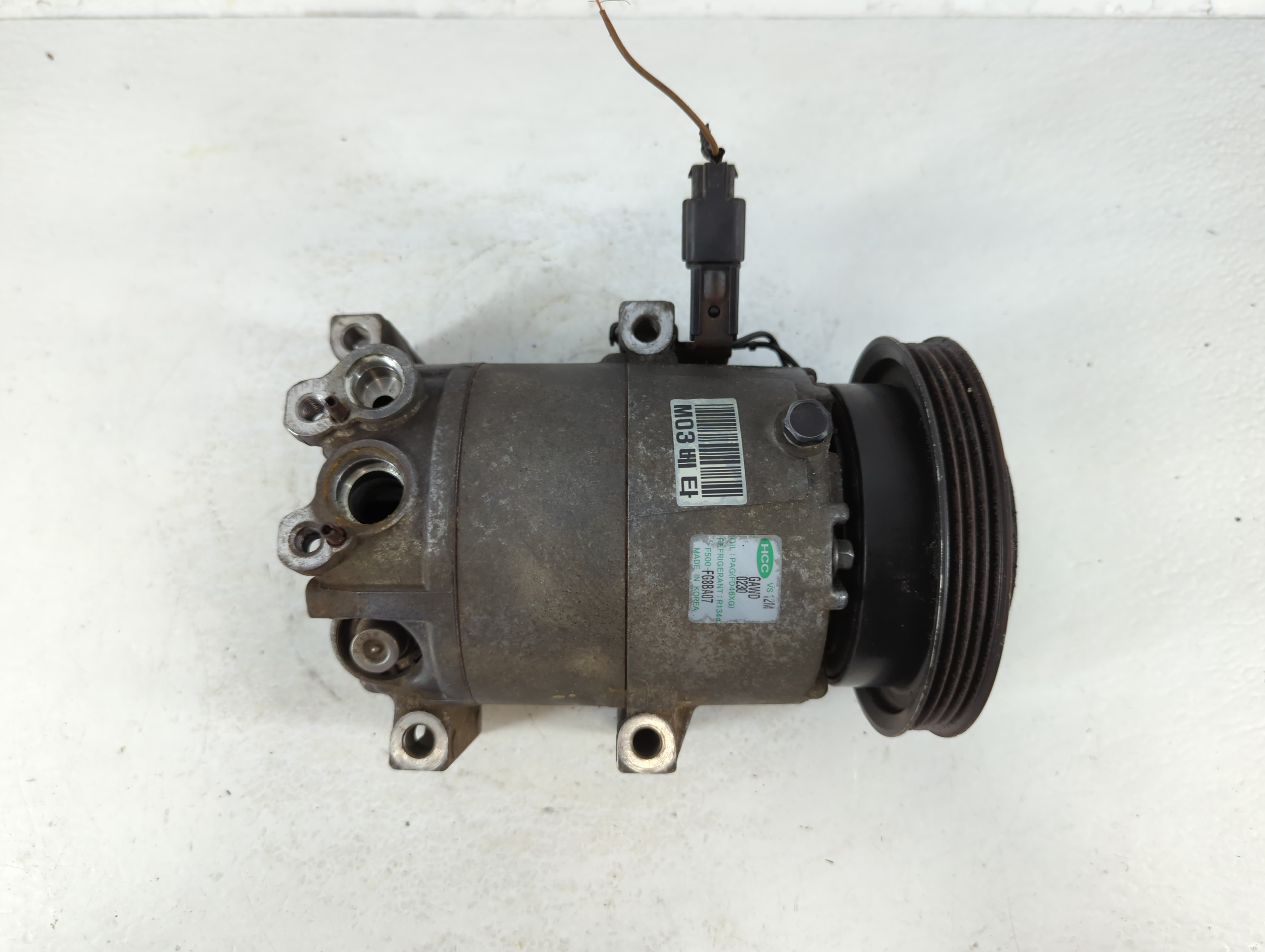 2010-2011 Kia Soul Air Conditioning A/c Ac Compressor Oem 801562 - Oemusedautoparts1.com