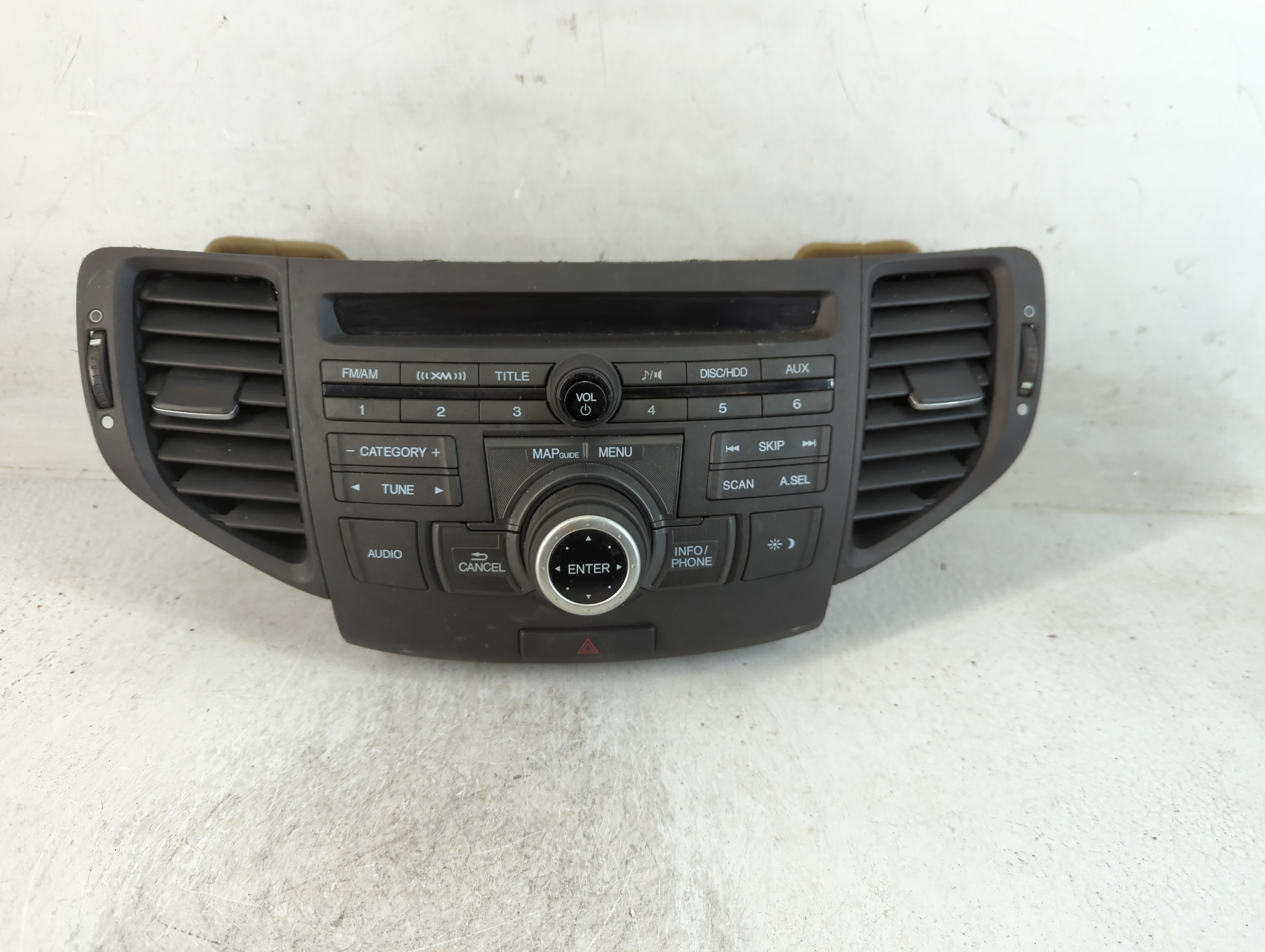2011-2014 Acura Tsx Am Fm Cd Player Radio Receiver 801974 - Oemusedautoparts1.com