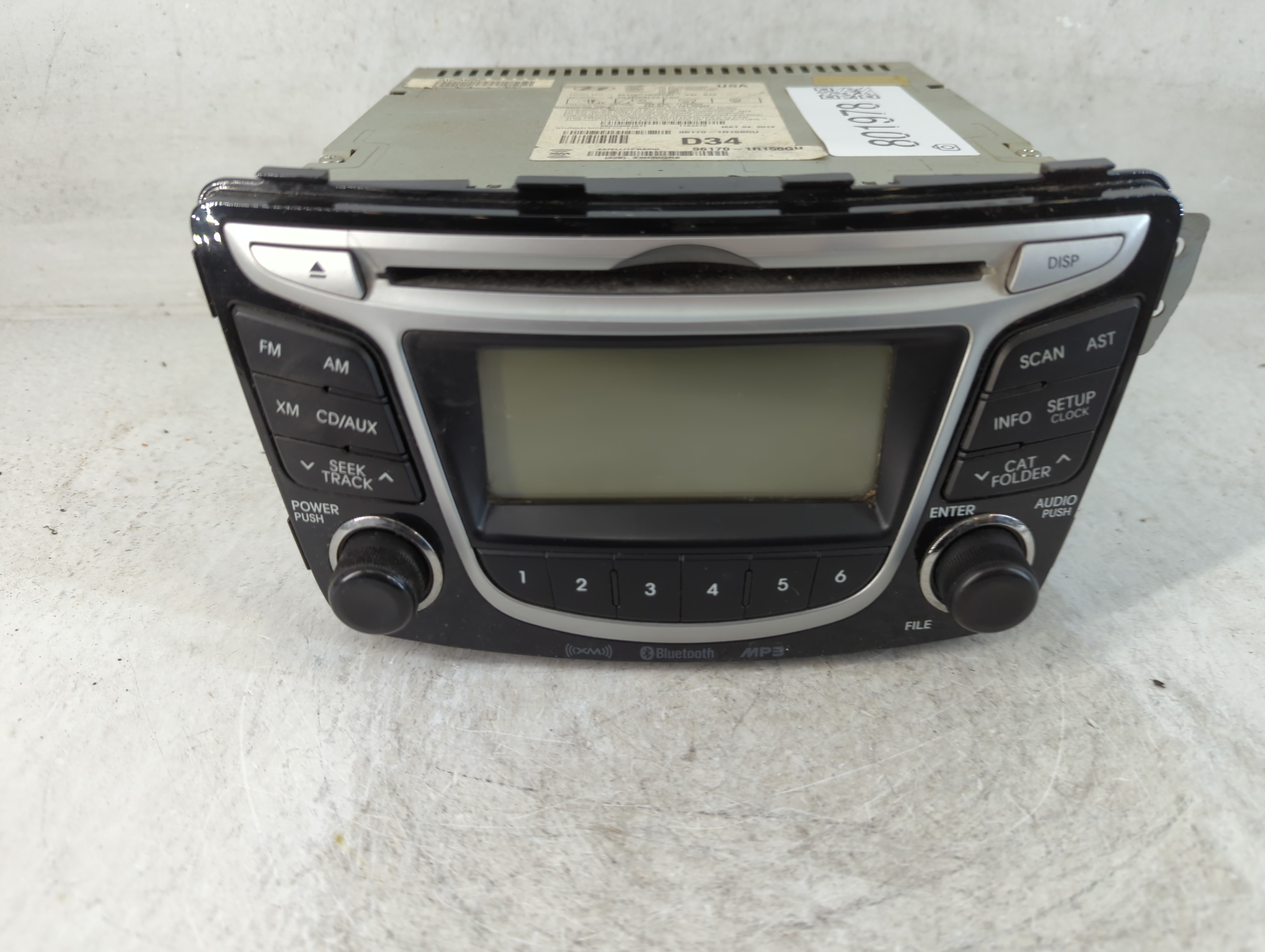 2012-2014 Hyundai Accent Am Fm Cd Player Radio Receiver 801978 - Oemusedautoparts1.com
