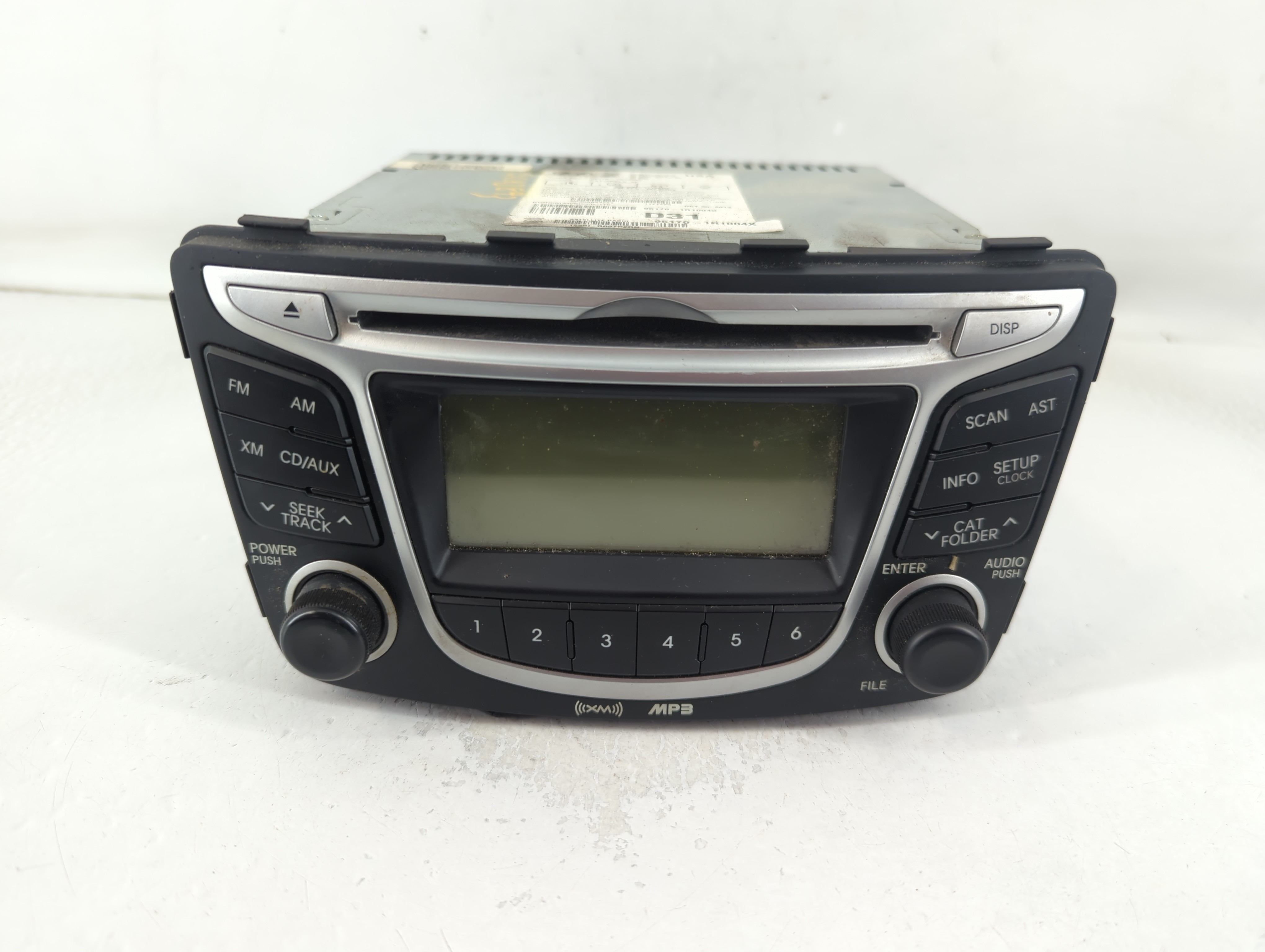 2012-2014 Hyundai Accent Am Fm Cd Player Radio Receiver 802216 - Oemusedautoparts1.com