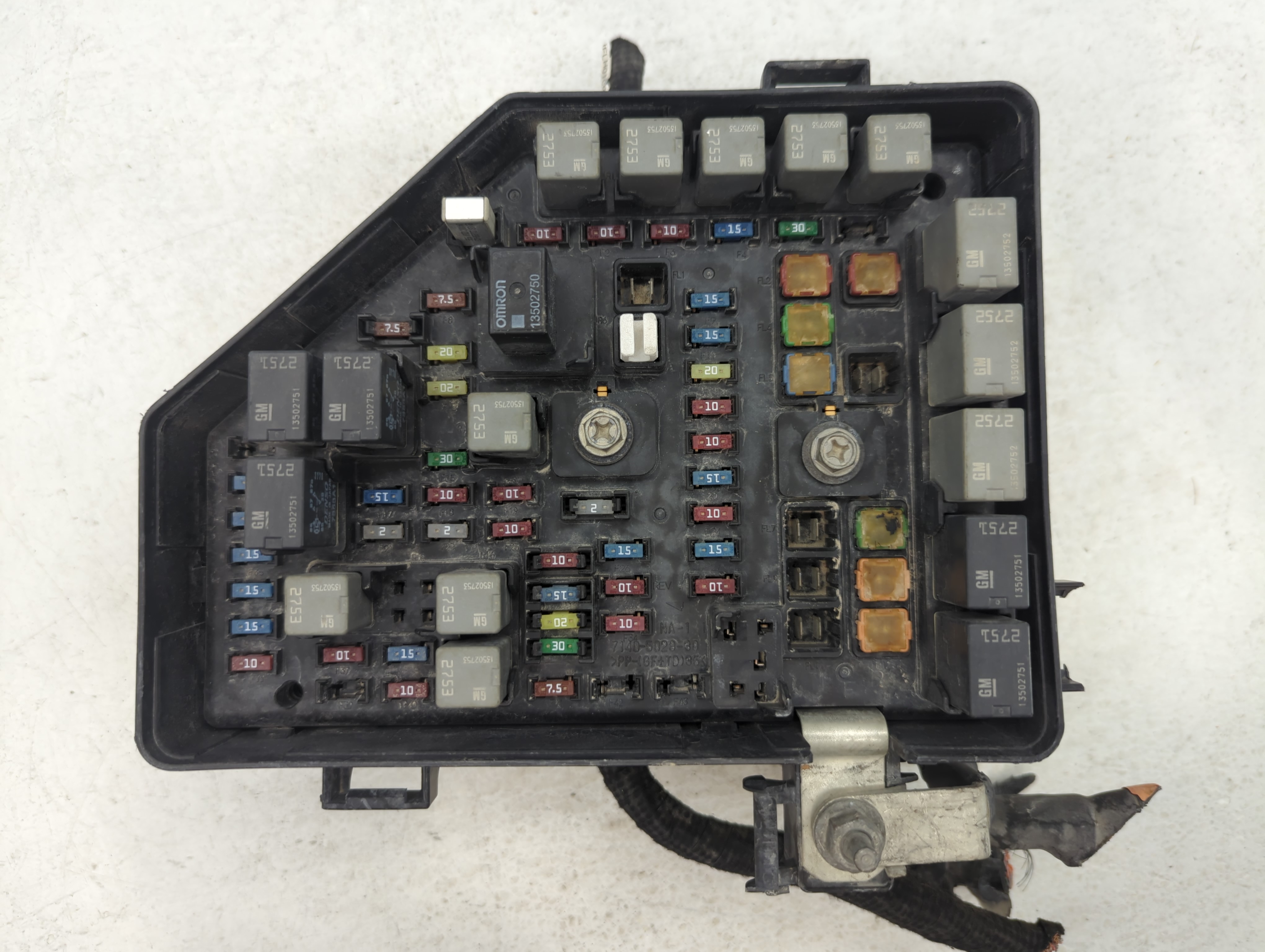 Picture of 2008-2009 Cadillac Cts Fusebox Fuse Box Relay Module 1ga0598579 802627