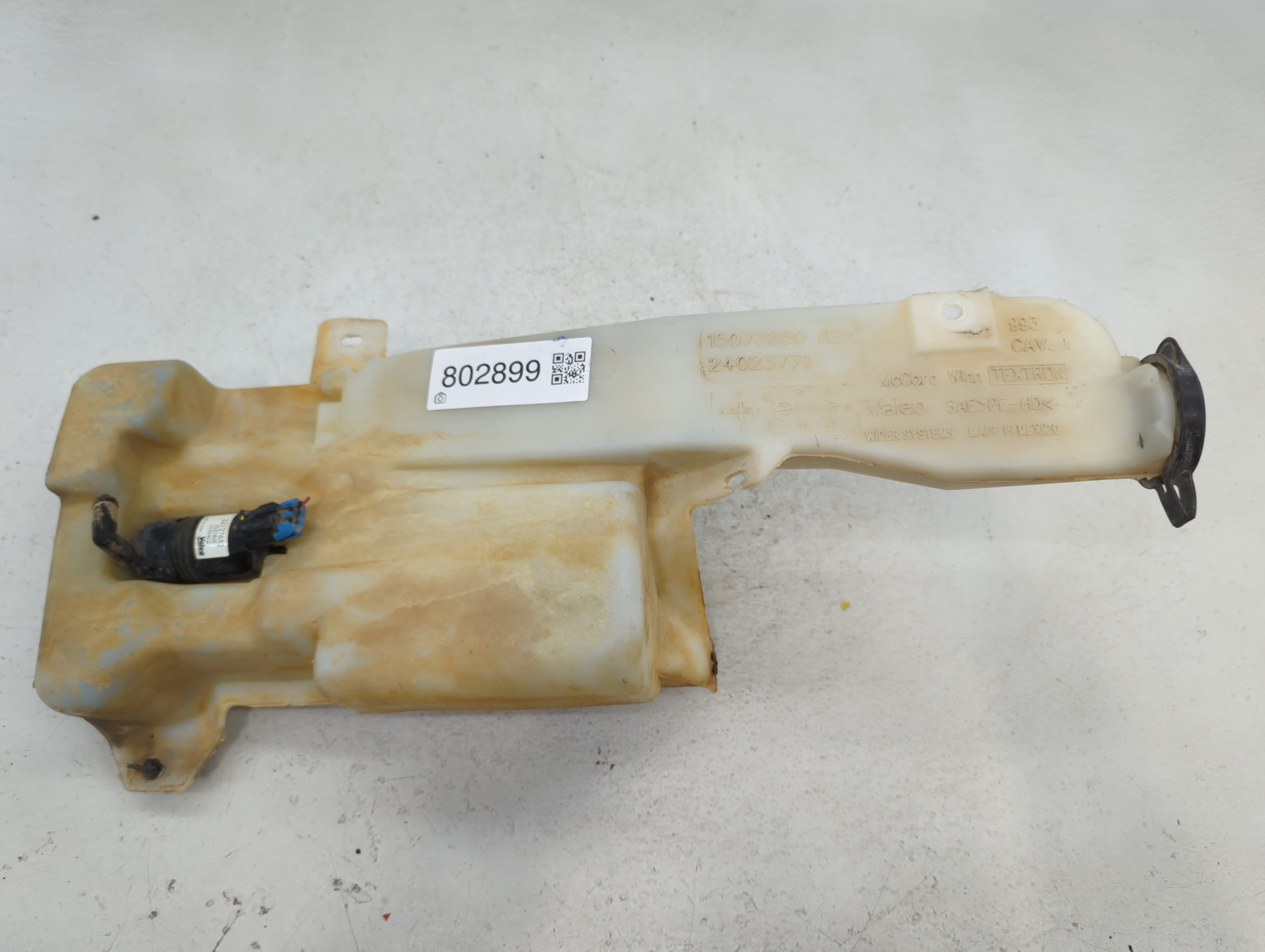 2006 Chevrolet Silverado 1500 Windshield Washer Fluid Reservoir Bottle Oem 802899 - Oemusedautoparts1.com