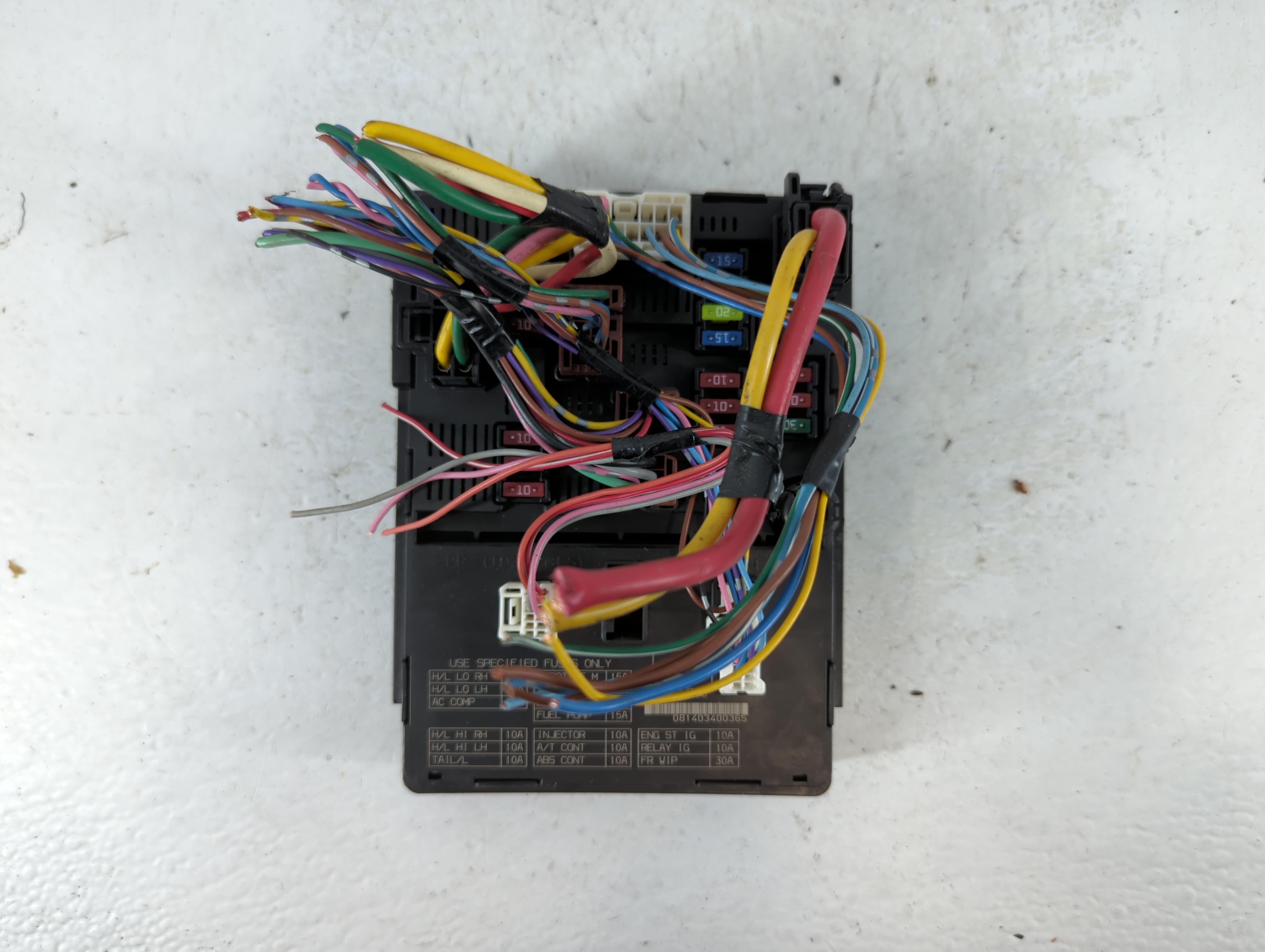 2013-2019 Nissan Versa Fusebox Fuse Box Relay Module 284b7 1hr0c 803462 - Oemusedautoparts1.com