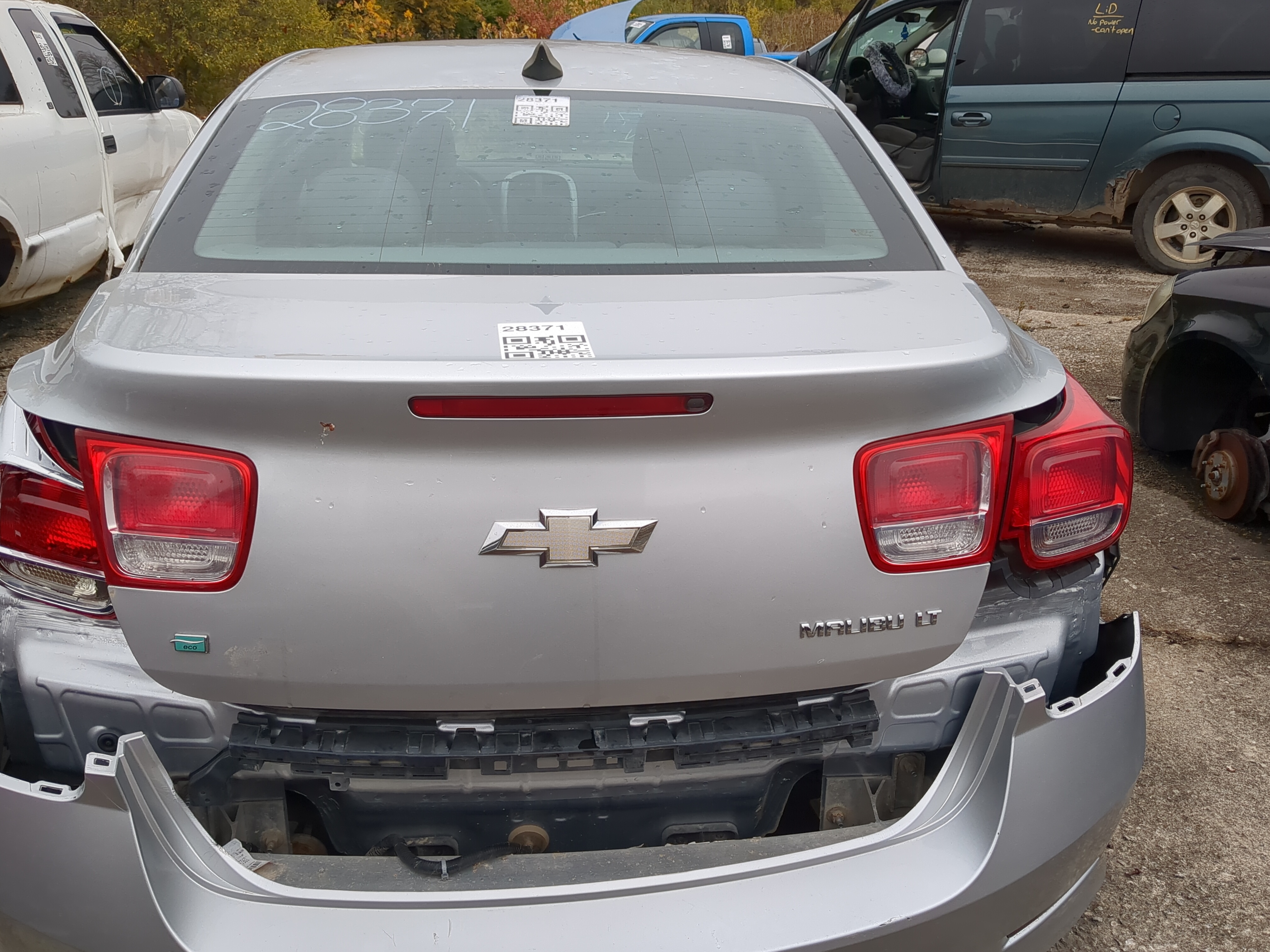 2013-2016 Chevrolet Malibu Trunk/decklid/hatch/tailgate Oem 803578 - Oemusedautoparts1.com