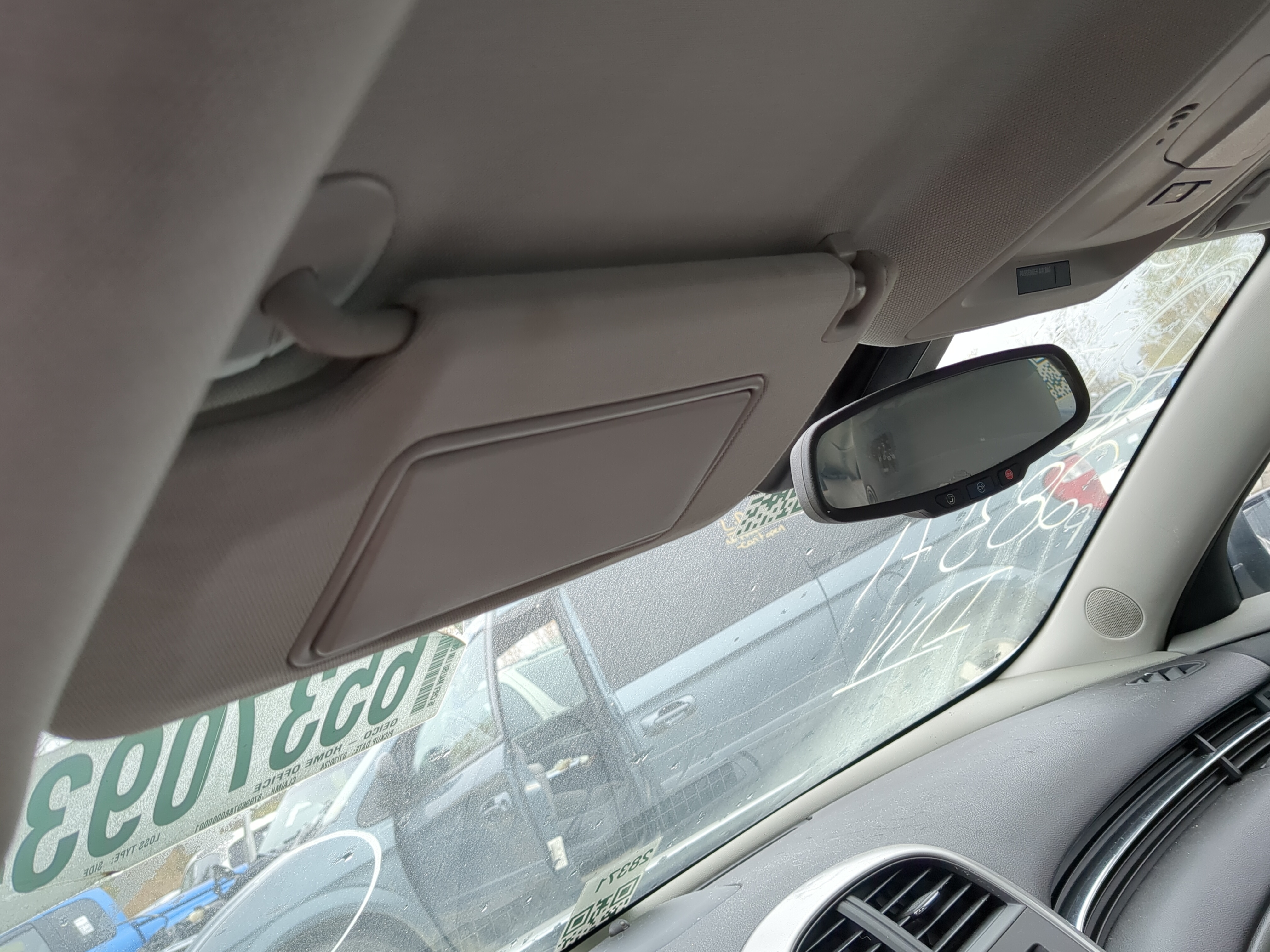 2013-2016 Chevrolet Malibu Driver Sun Visor Mirror Left Sunvisor 803615 - Oemusedautoparts1.com