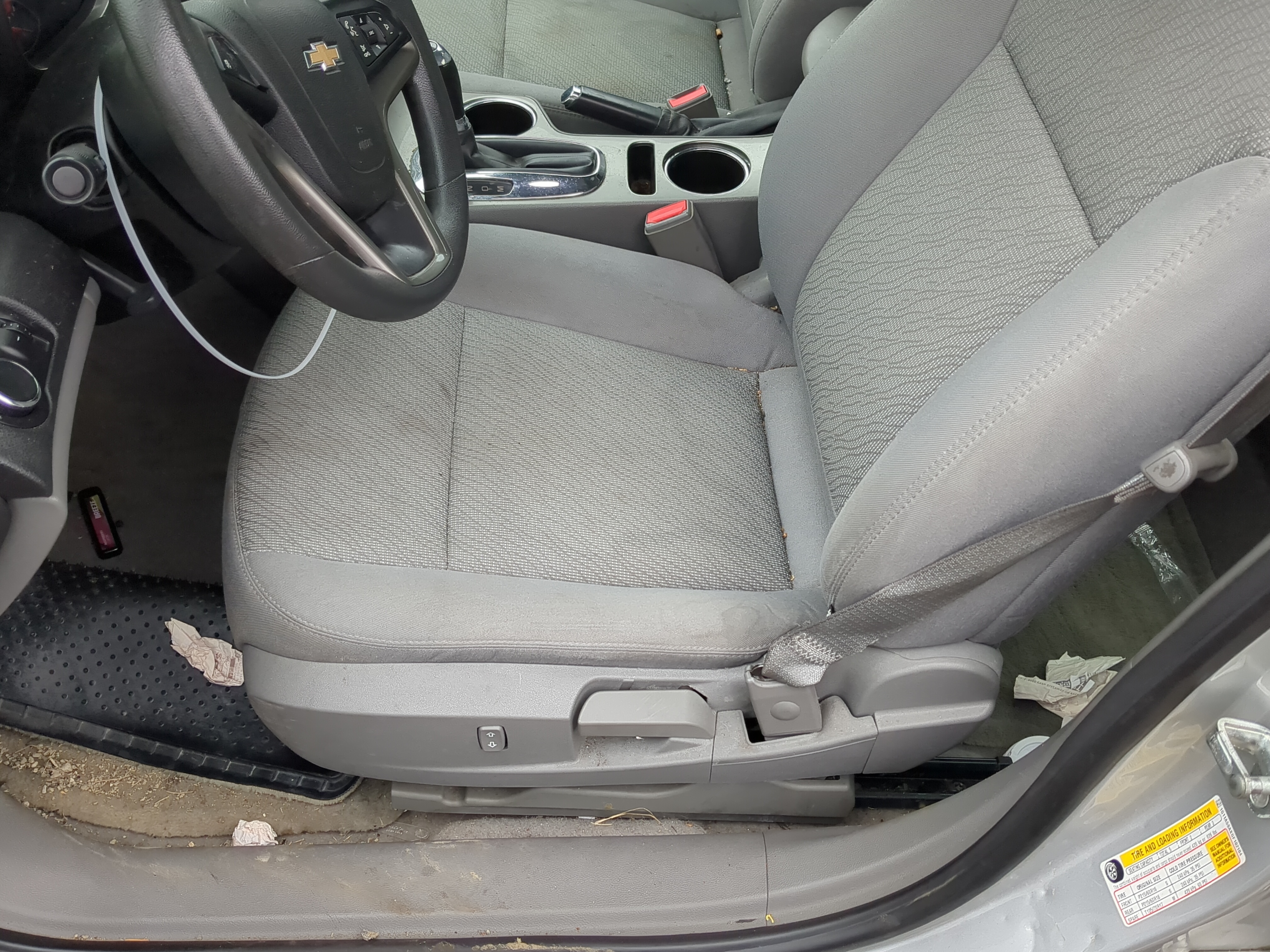 2016-2016 Chevrolet Malibu Driver Front Seat Oem 803700 - Oemusedautoparts1.com