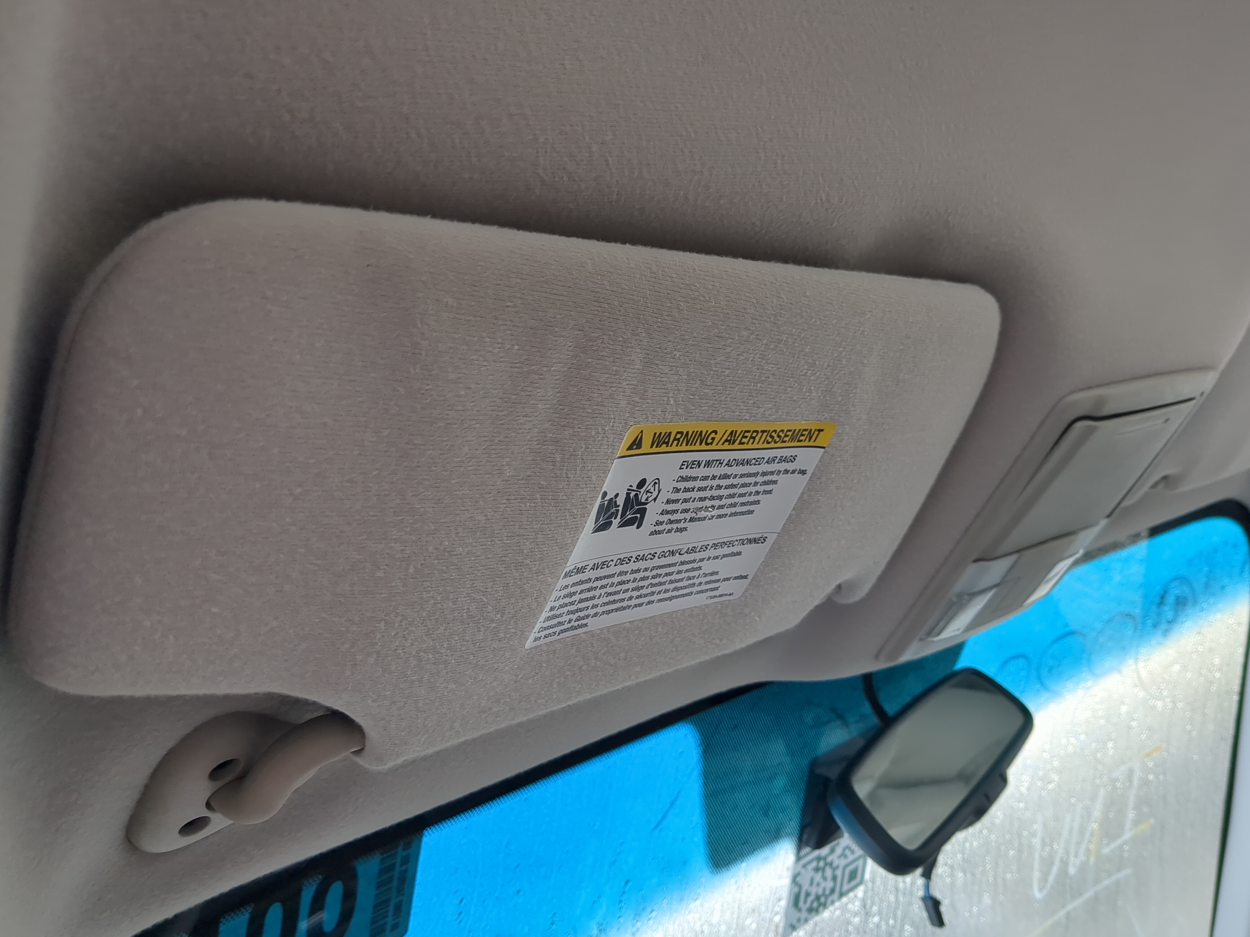 2008-2009 Ford Taurus Driver Sun Visor Mirror Left Sunvisor 804047 - Oemusedautoparts1.com