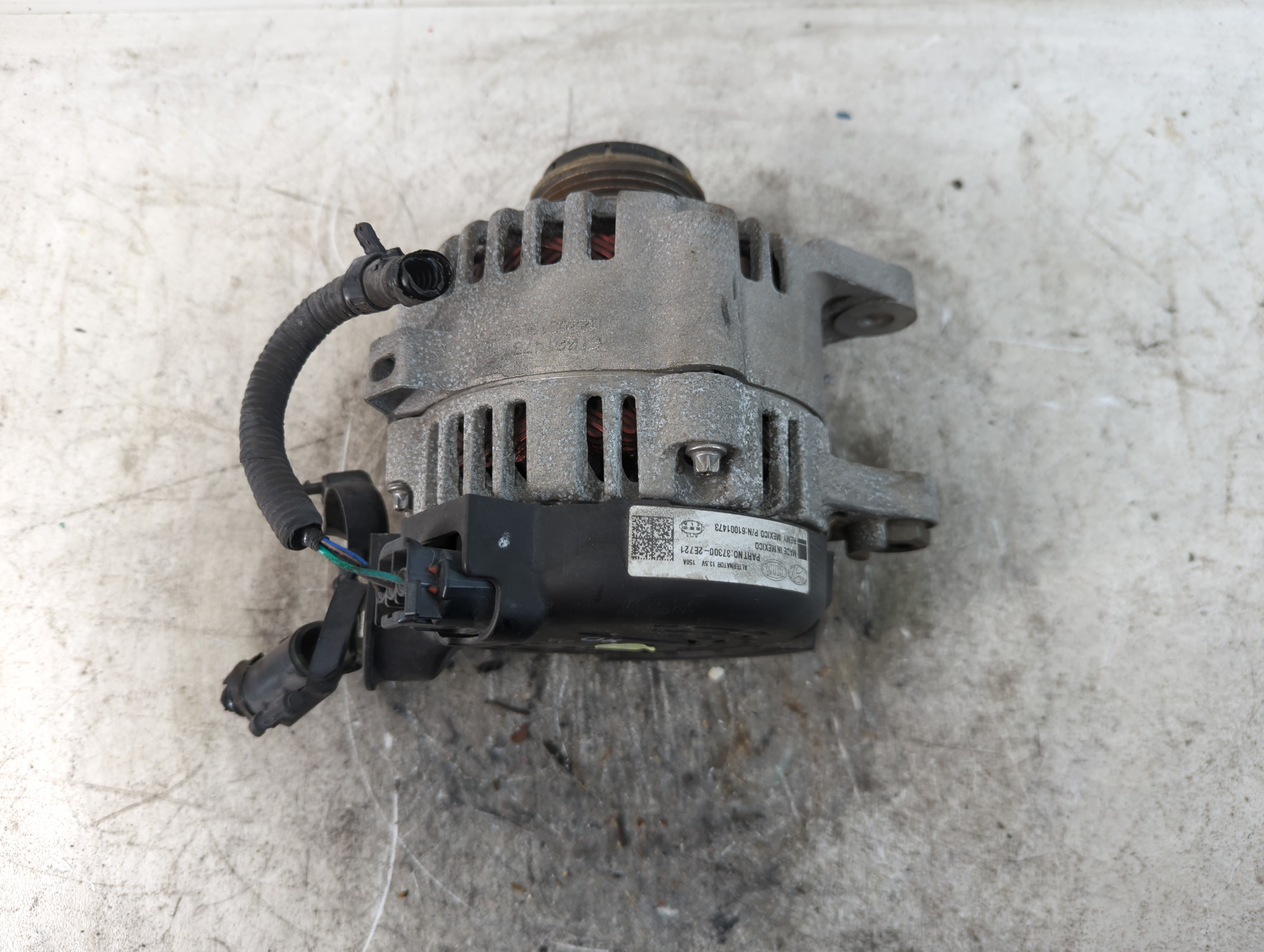 2017-2018 Kia Forte Alternator Generator Charging Assembly Engine Oem 804135 - Oemusedautoparts1.com