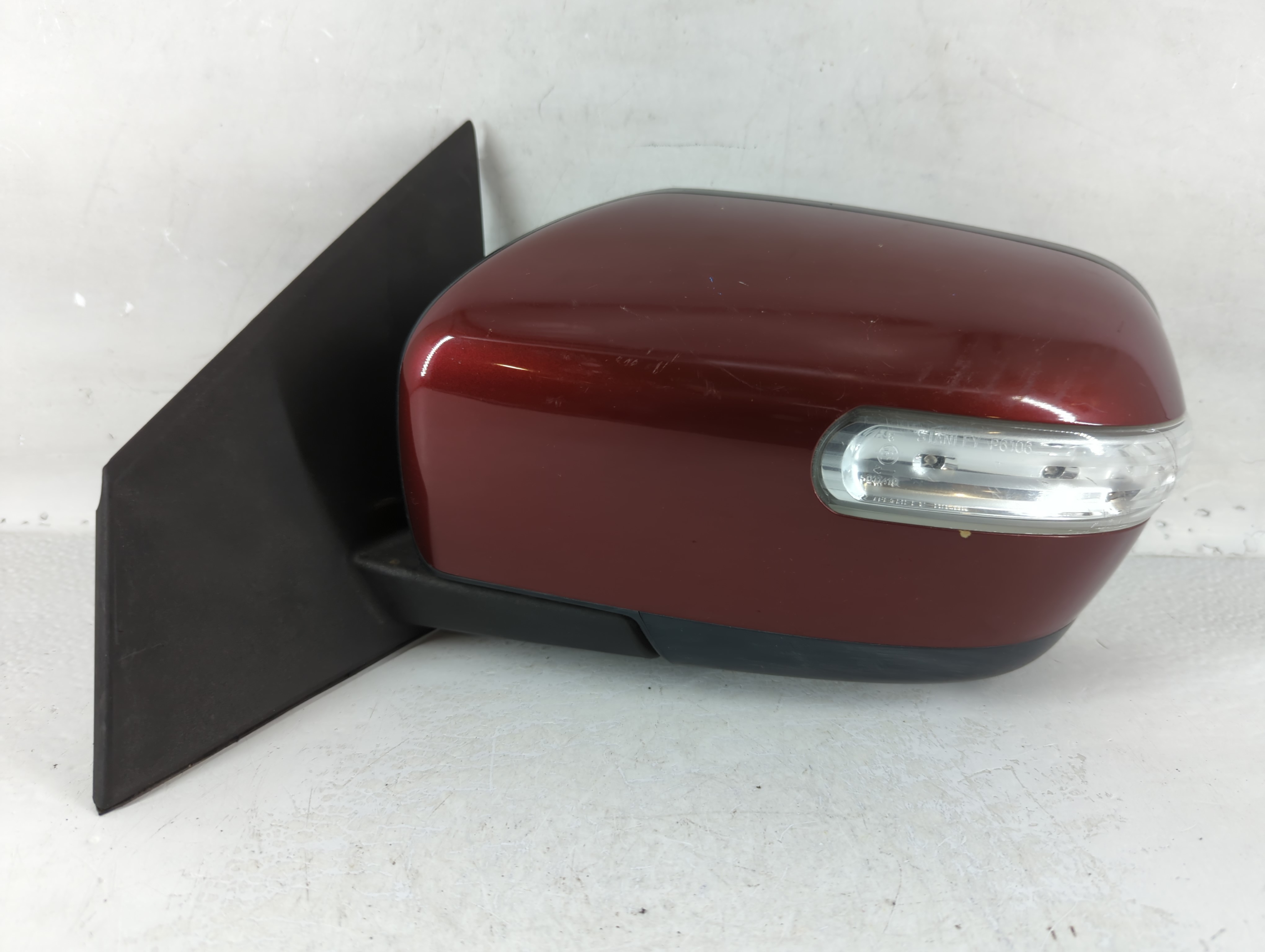 2008-2009 Mazda Cx-9 Driver Left Side View Power Door Mirror Red 804438 - Oemusedautoparts1.com