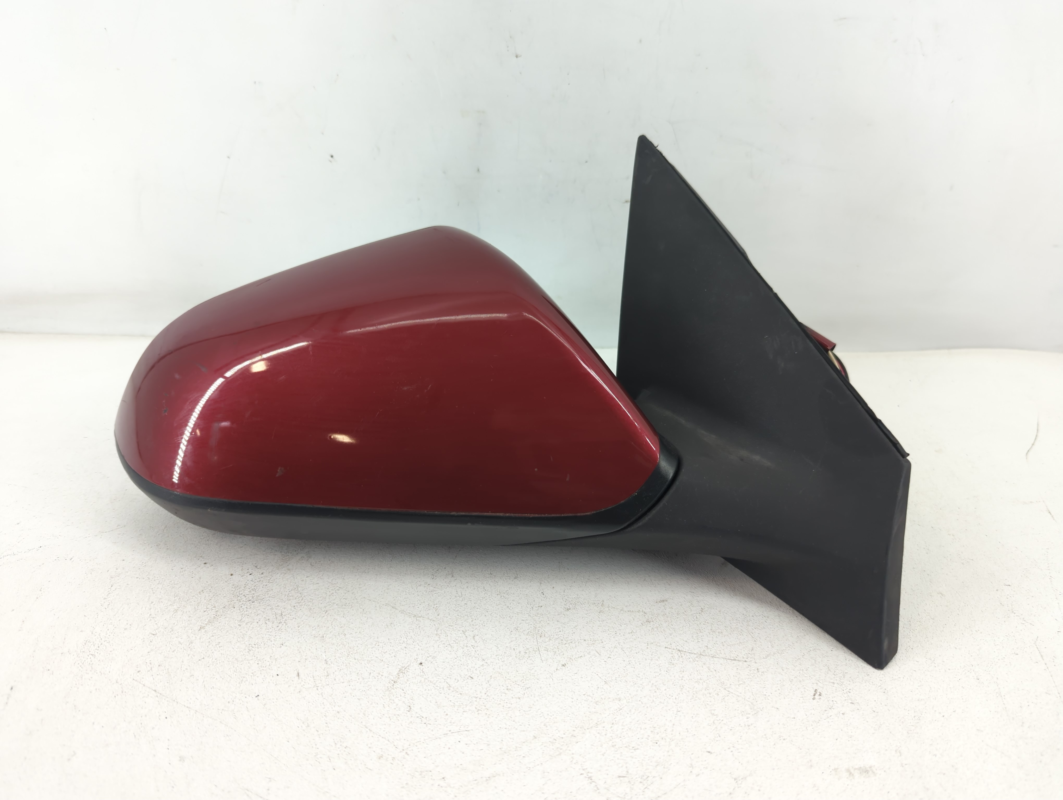 2015 Hyundai Sonata Passenger Right Side View Power Door Mirror Red 804891 - Oemusedautoparts1.com