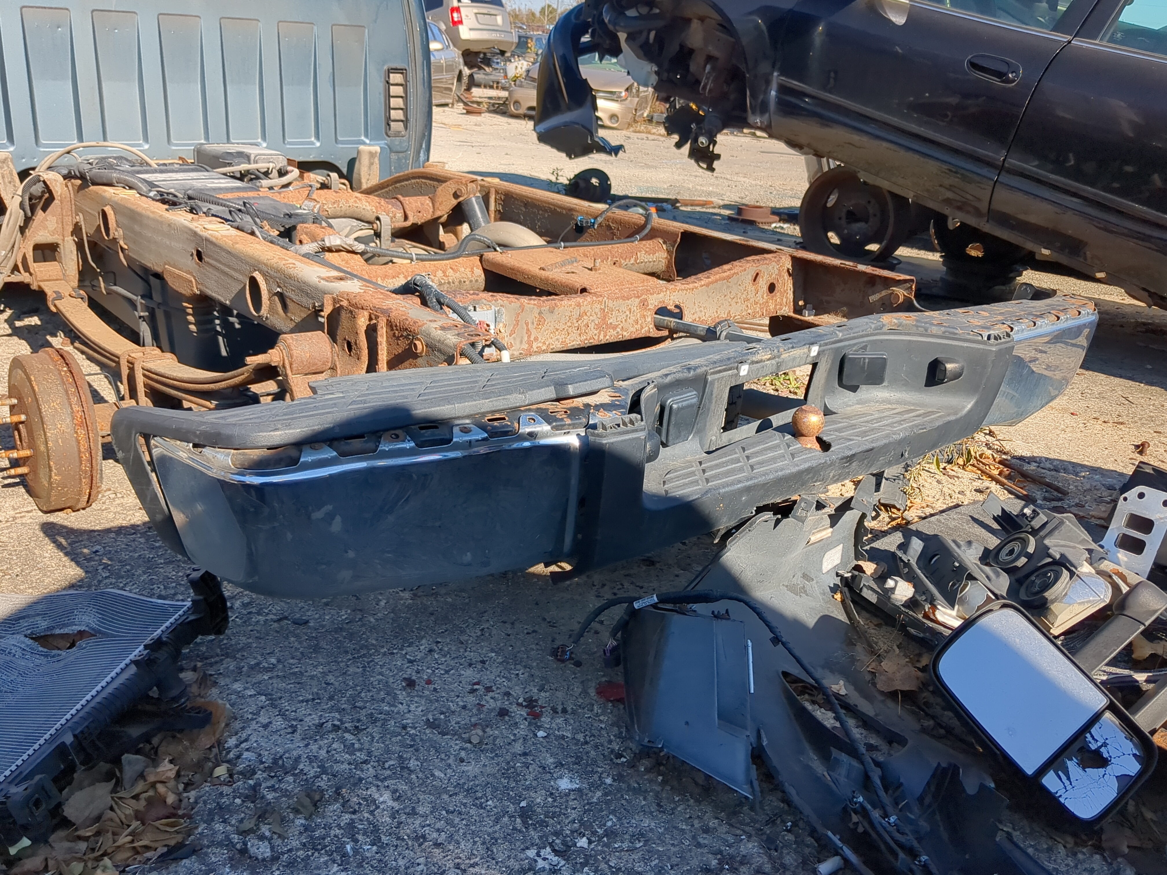 Picture of Chevrolet Silverado 1500 Pickup Rear Bumper Assembly Oem 805363