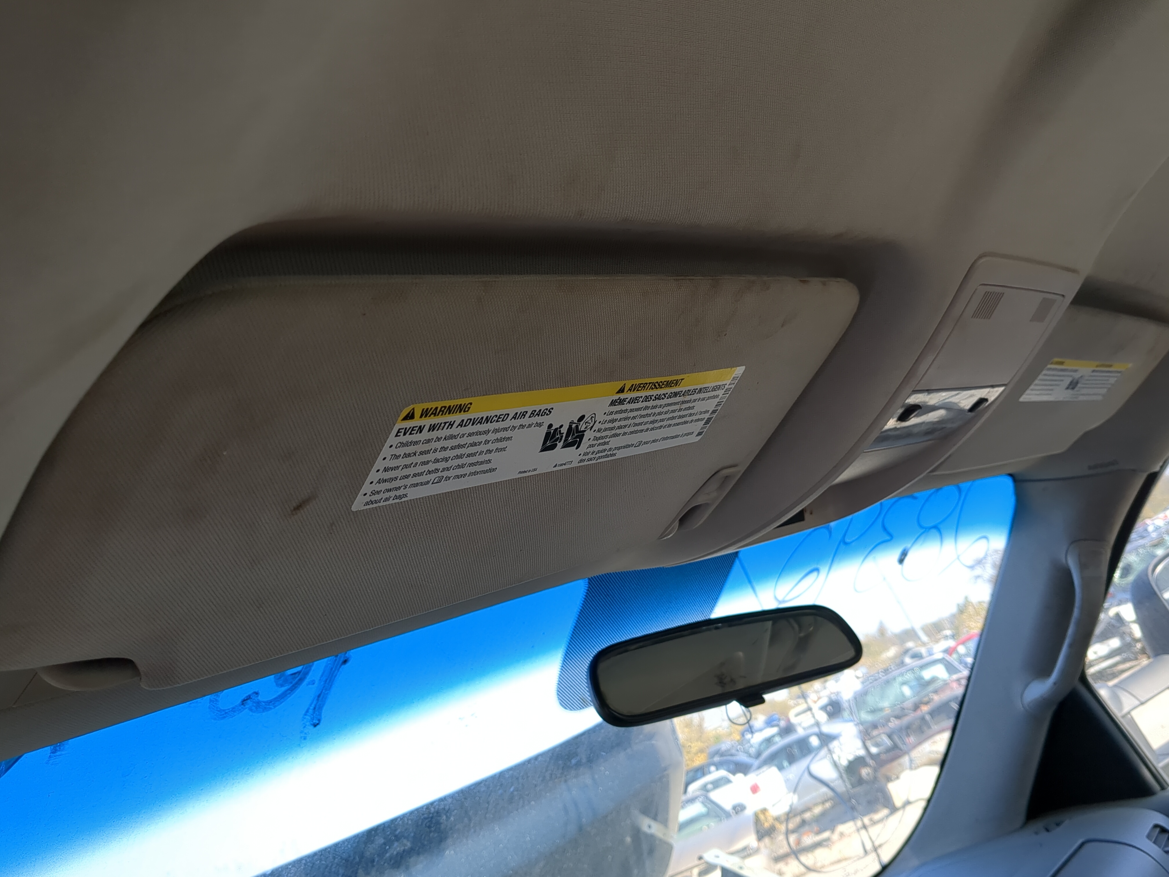 Picture of Chevrolet Silverado 1500 Pickup Driver Sun Visor Mirror Left Sunvisor 805382